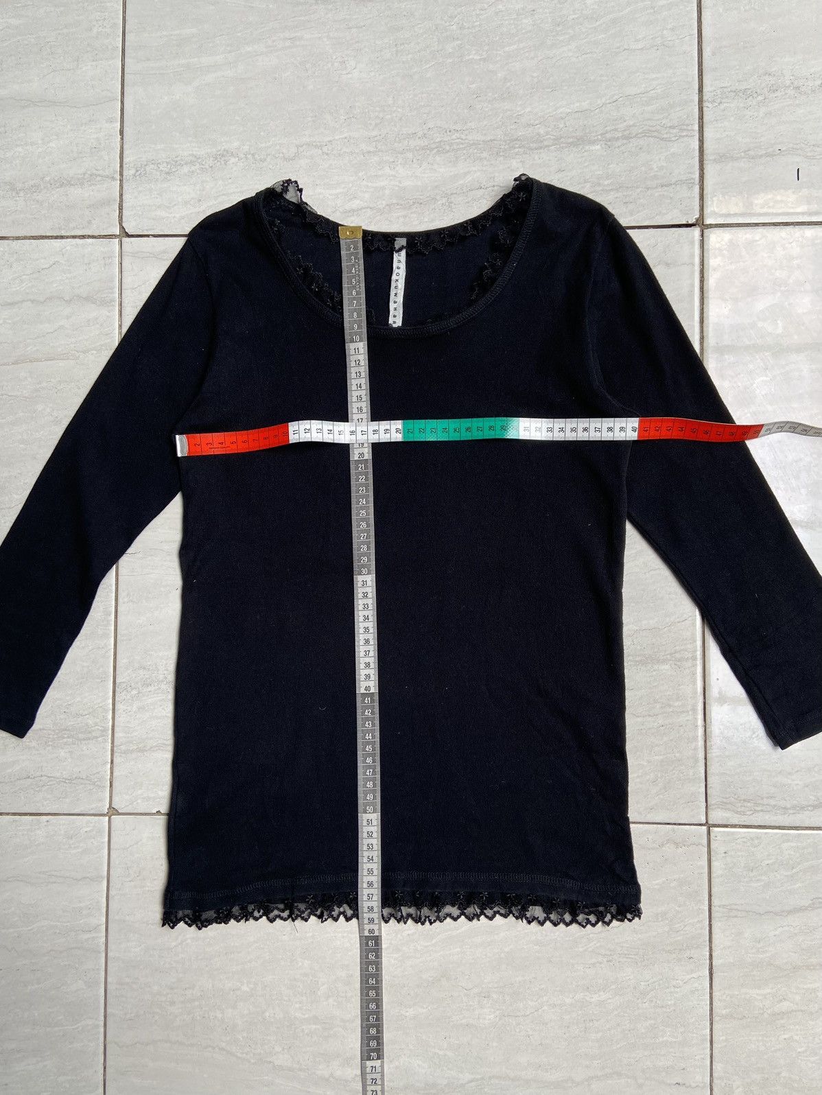Issey Miyake SUNAOKUWAHARA Black T-Shirt Size US XXS / EU 40 - 6 Thumbnail