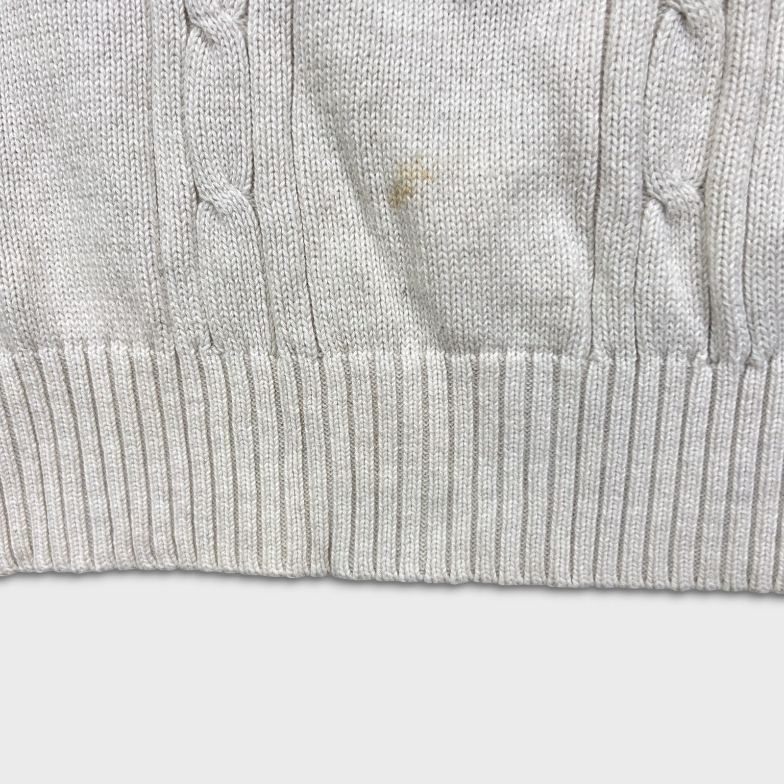 Chaps Ralph Lauren × Polo Ralph Lauren × Vintage Chaps Ralph Lauren Sweatshirt Medium Cable Knit 90s Sweater Size US M / EU 48-50 / 2 - 5 Thumbnail