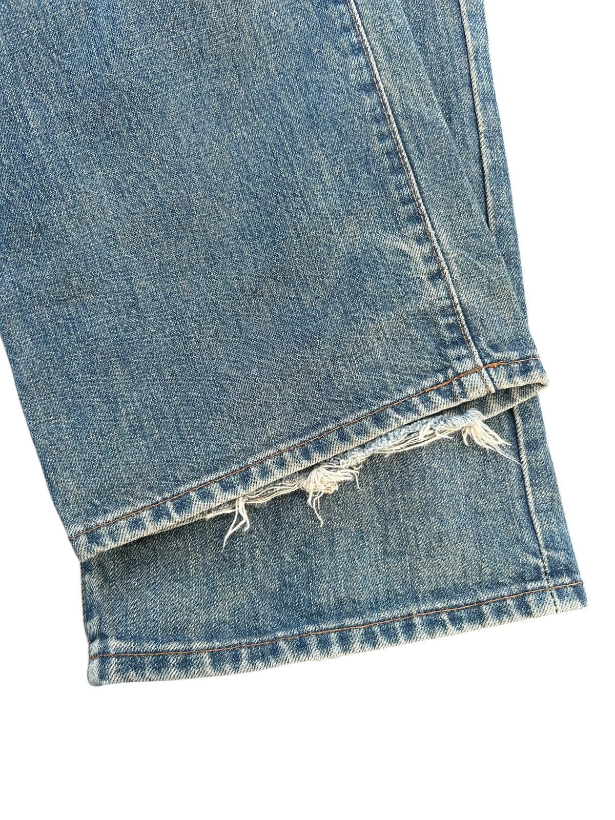 Japanese Brand × Vintage × Wrangler Wrangler Selvedge Baggy Distressed Denim Jeans Size US 30 / EU 46 - 8 Thumbnail