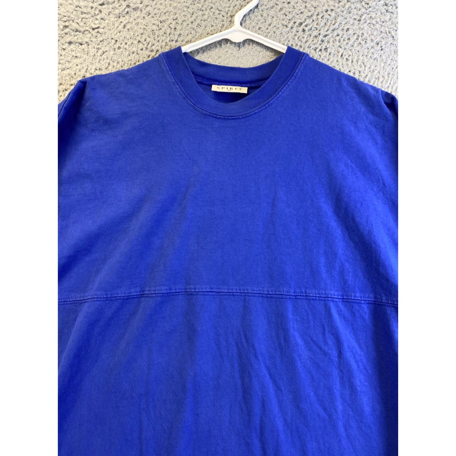 ESPIRIT VINTAGE Spirit Jersey COLBY T-Shirt Women's Medium Long Sleeve Blue Casual Sports 80s Womens Size M / US 6-8 / IT 42-44 - 4 Thumbnail