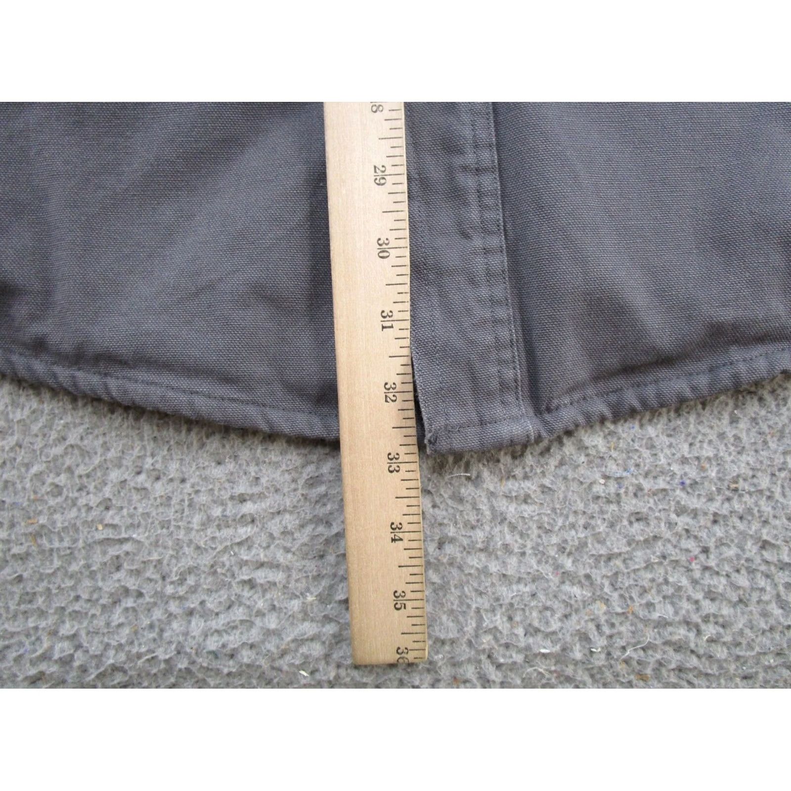 Carhartt Carhartt Jacket Mens M Gray Canvas Shirt Jacket Lined 100590 Workwear 90s Outdoor Pockets Size US M / EU 48-50 / 2 - 7 Thumbnail