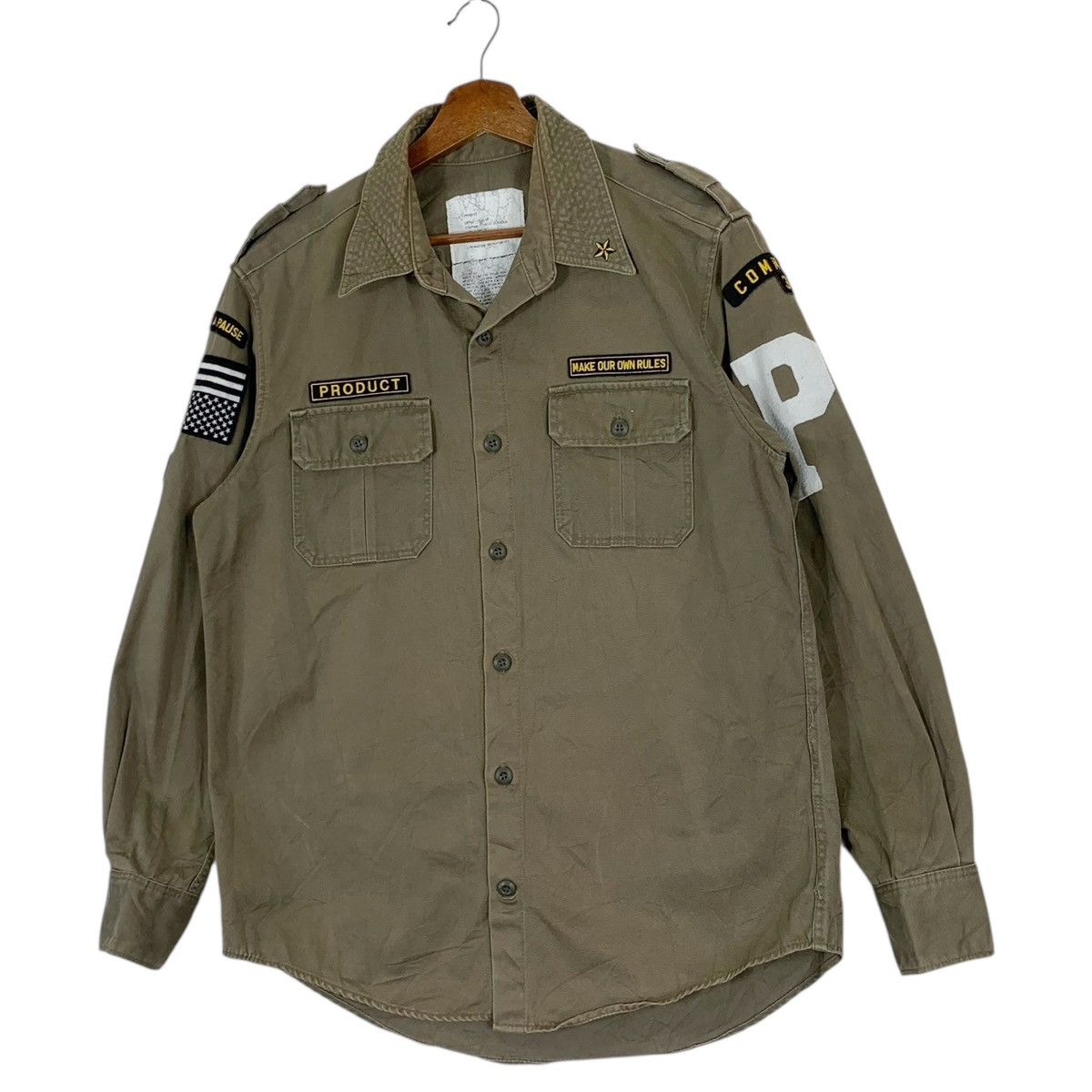 Vintage Vintage Black Line by Product Military Jacket Size US L / EU 52-54 / 3 - 3 Thumbnail