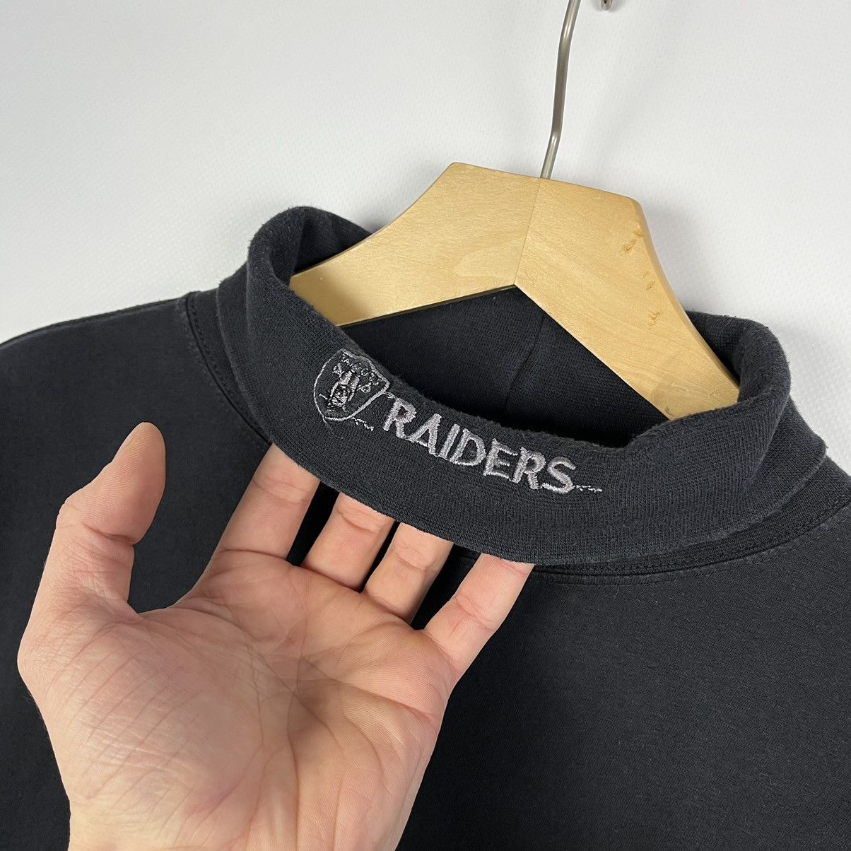 NFL Vintage NFL Las Vegas Raiders turtleneck longsleeve 90’s Size US L / EU 52-54 / 3 - 3 Thumbnail