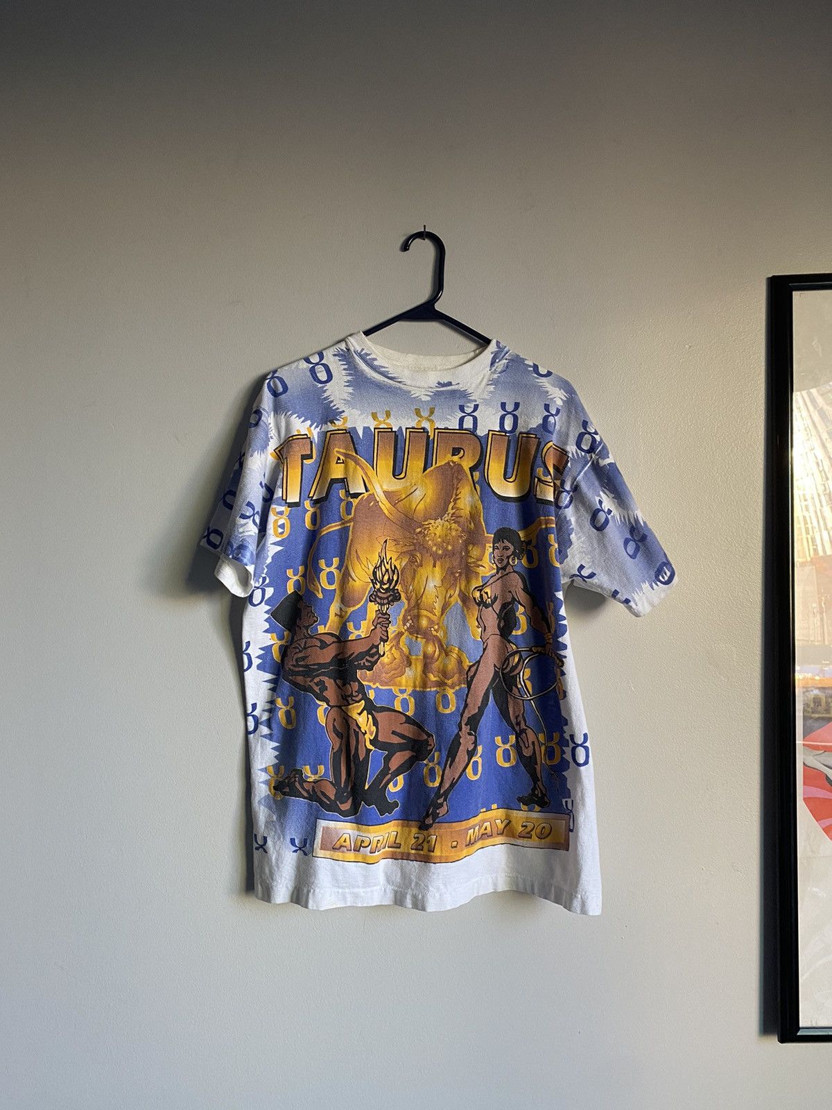 Vintage Taurus zodiac AOP Size US XL / EU 56 / 4 - 1 Thumbnail