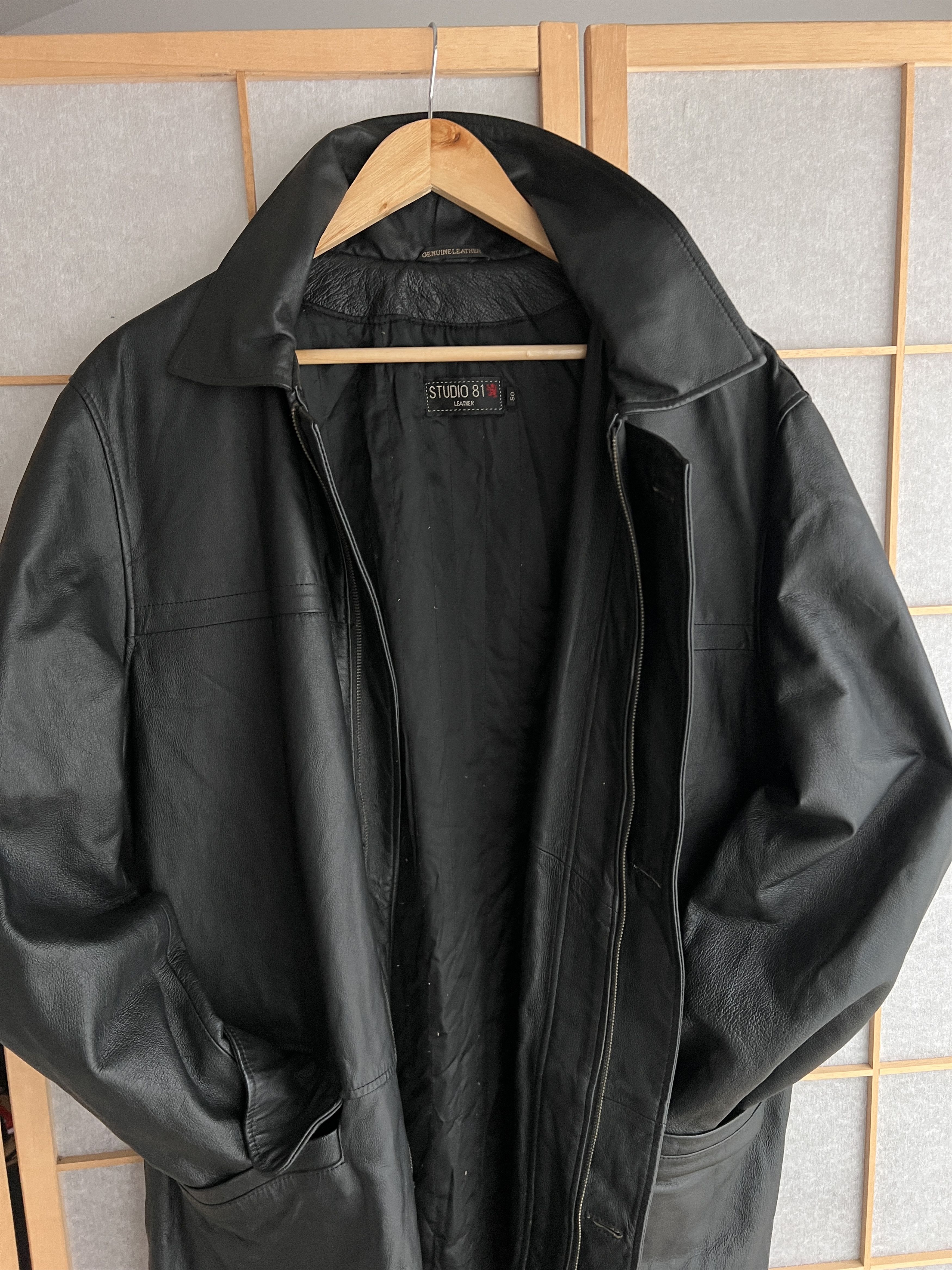If Six Was Nine 14th Addiction Yohji Yamamoto style leather jacket LGB coat Size US XL / EU 56 / 4 - 15 Thumbnail