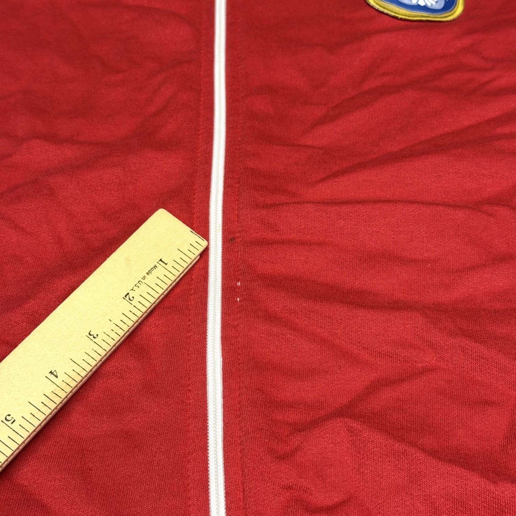 Vintage Mecca Apparel Jacket Mens 3XL Red Track Full Zip Crest Logo Stripe Athletic Size US XXL / EU 58 / 5 - 4 Thumbnail