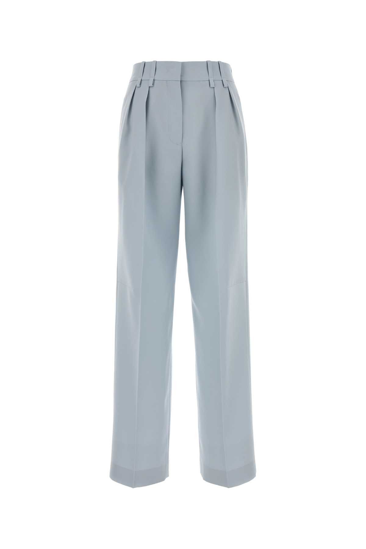 Jil Sander Pastel Light Blue Wool Palazzo Pant Size 26" / US 2 / IT 38 - 1 Thumbnail