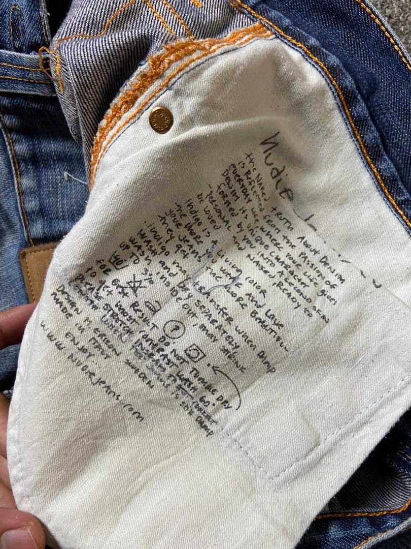 Nudie Jeans Vintage NUDIE JEANS CO. Regular Cut Denim (135) Size US 34 / EU 50 - 6 Thumbnail