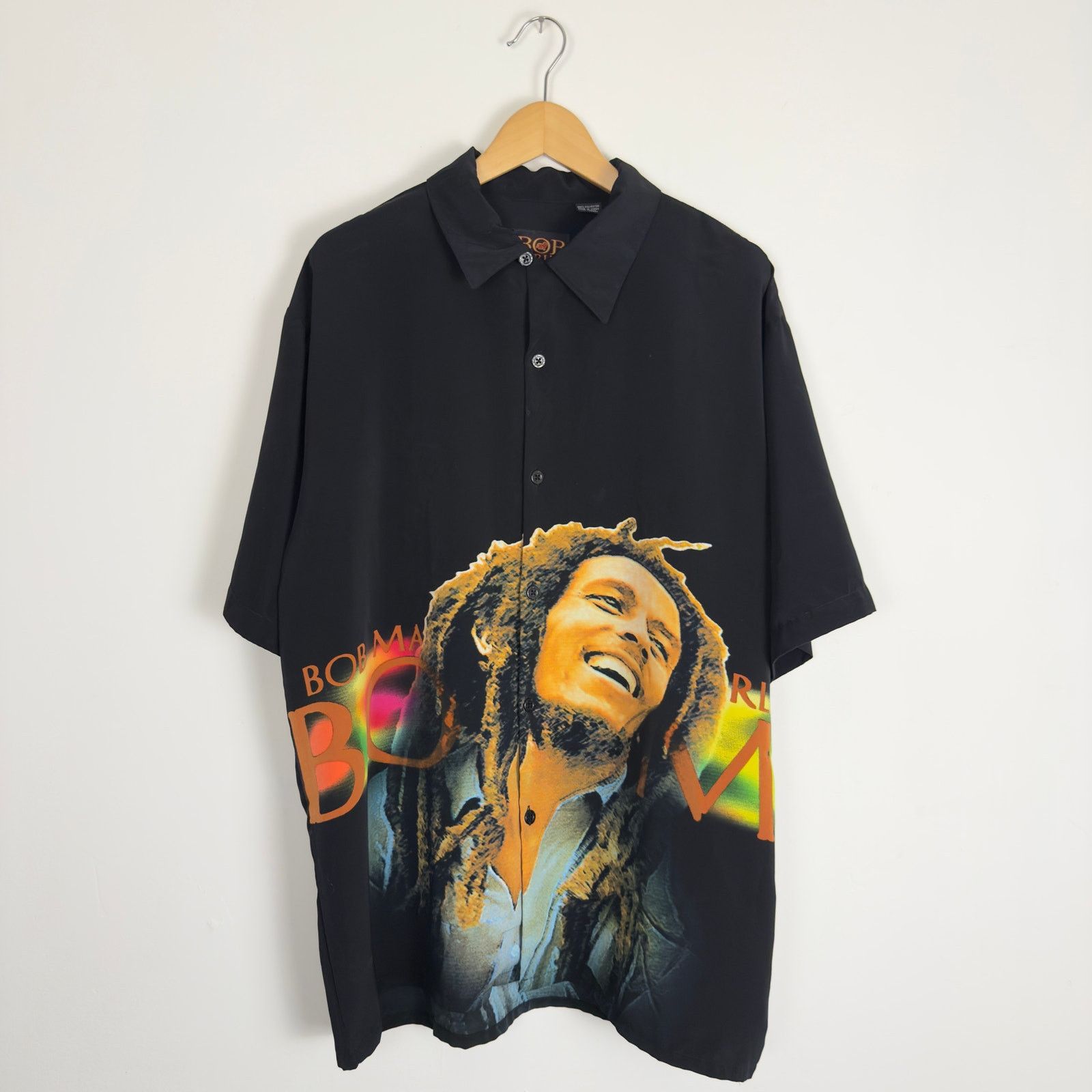 Bob Marley × Stussy 2021 Stussy x Bob Marley Open Collar Shirt