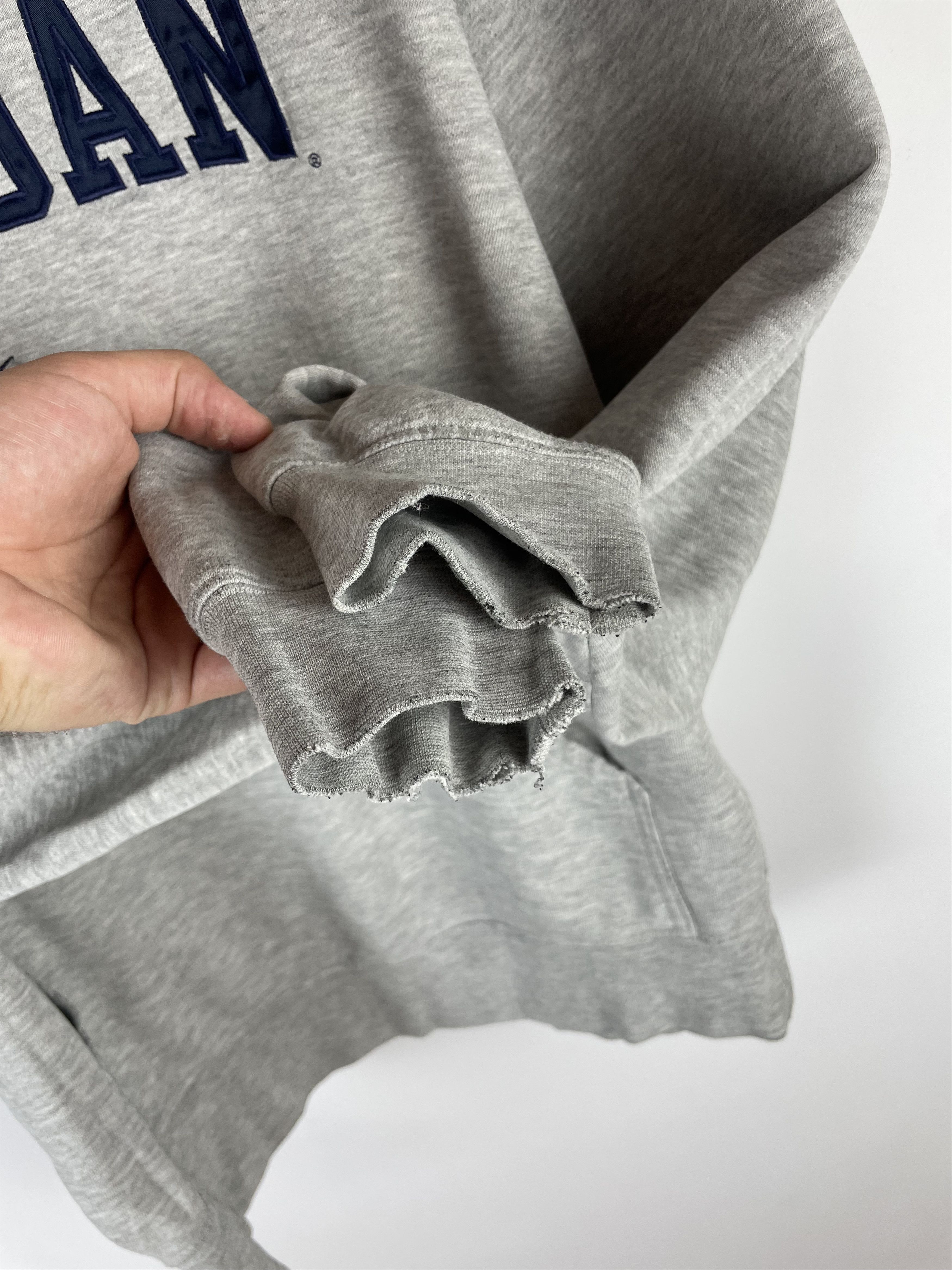 Nike × Vintage Vintage Michigan Nike center swoosh hoodie sweatshirt Size US L / EU 52-54 / 3 - 8 Thumbnail