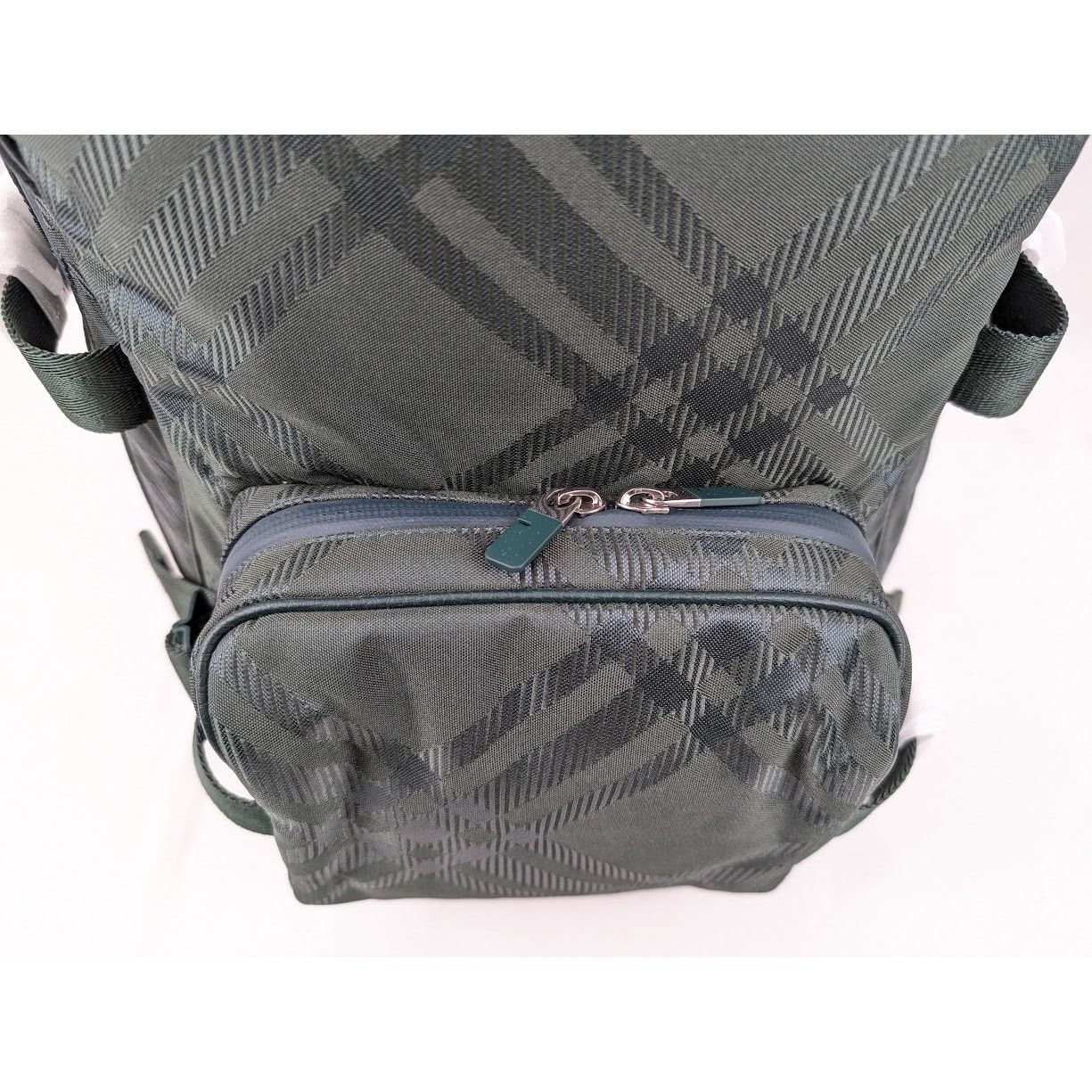 Burberry o1rshd1 Size : OS / Nylon Check Jacquard Backpack in Vine Size ONE SIZE - 7 Thumbnail