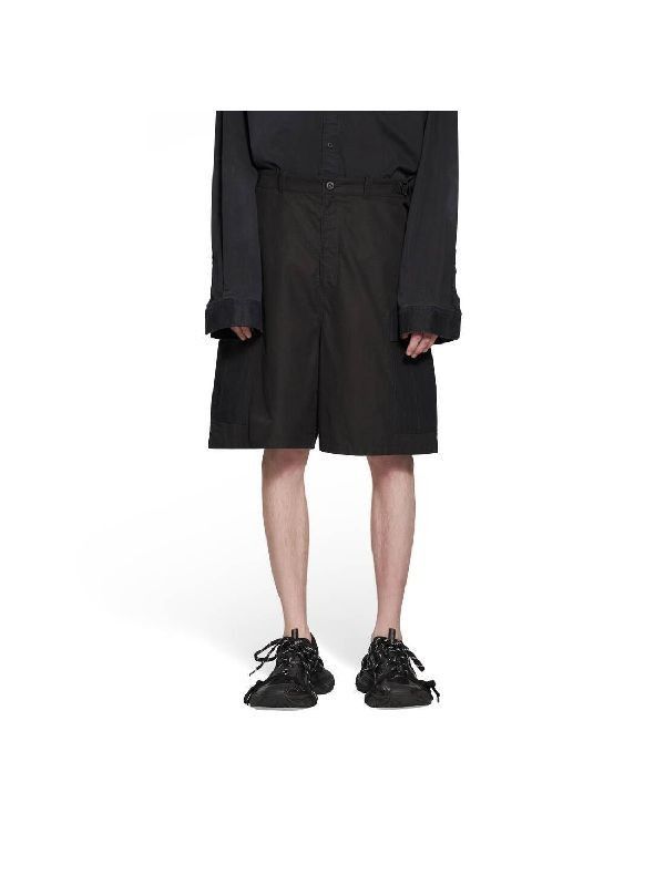 Balenciaga o1bcso1str0425 Cargo Shorts in Black Size US 28 / EU 44 - 6 Thumbnail