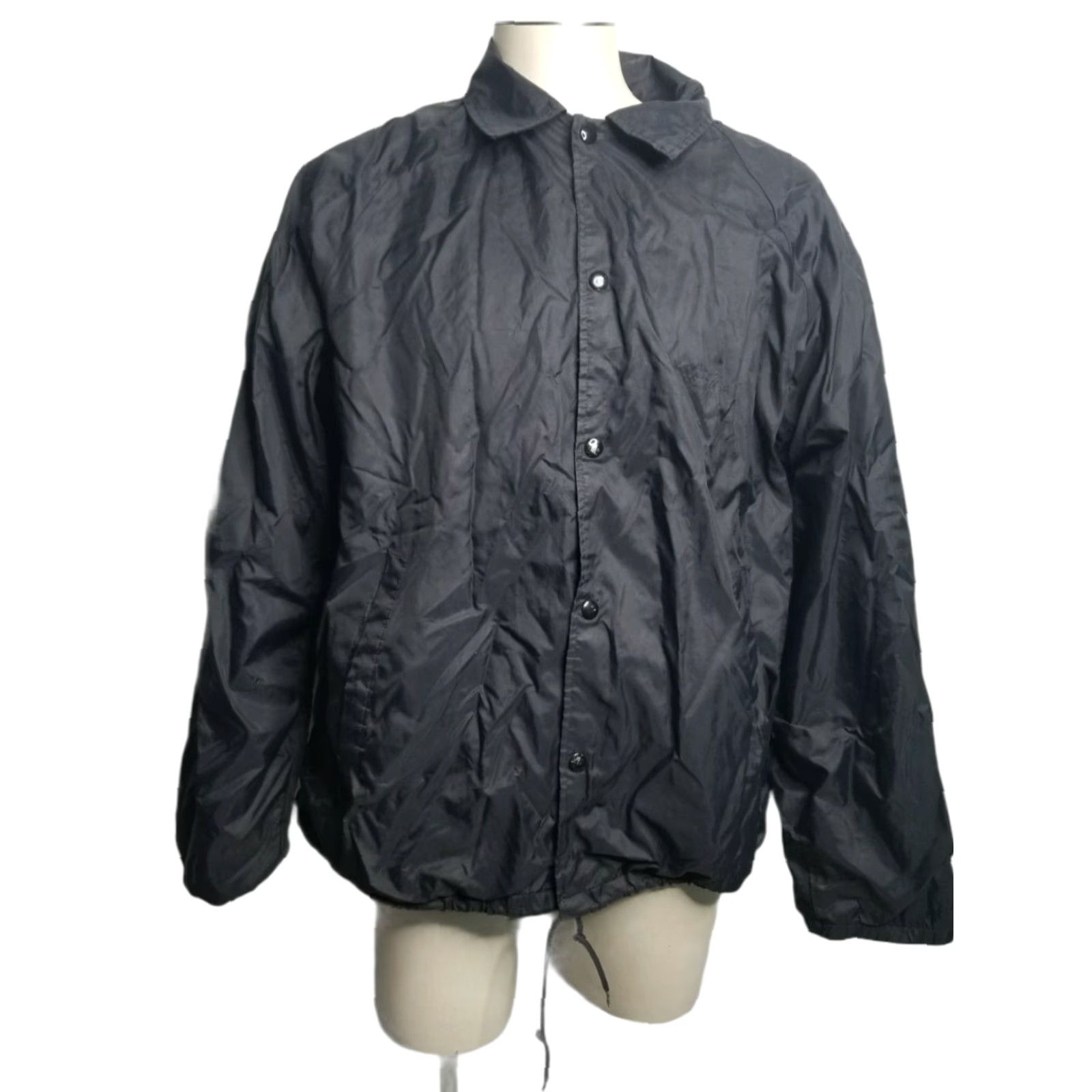 Vintage VINTAGE 80s Augusta Jacket 2XL Black Nylon Workwear Mens Size US XXL / EU 58 / 5 - 2 Thumbnail