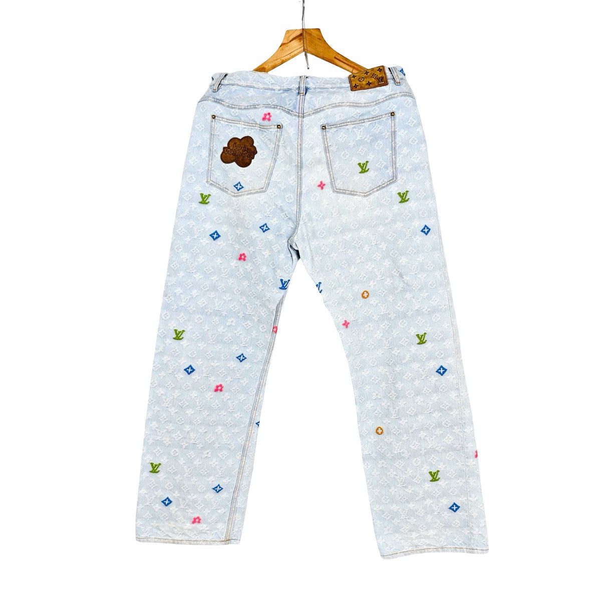 Louis Vuitton Louis Vuitton X Tyler The Creator SS24 Monogram Denim Size US 32 / EU 48 - 2 Thumbnail