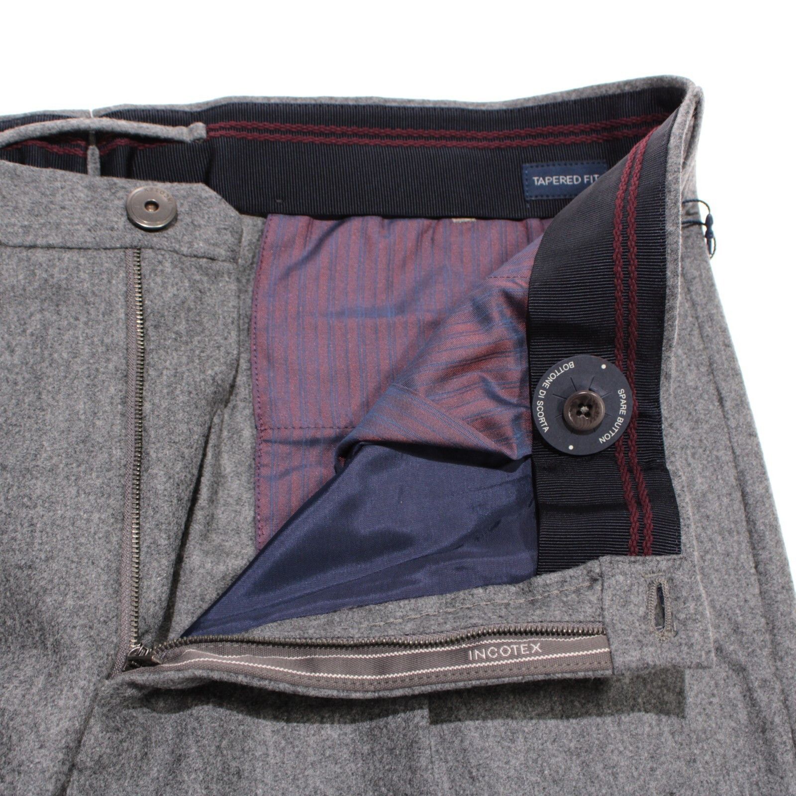 Incotex INCOTEX New with tags Dress Pants Size 38 US In Gray Size US 38 / EU 54 - 4 Thumbnail