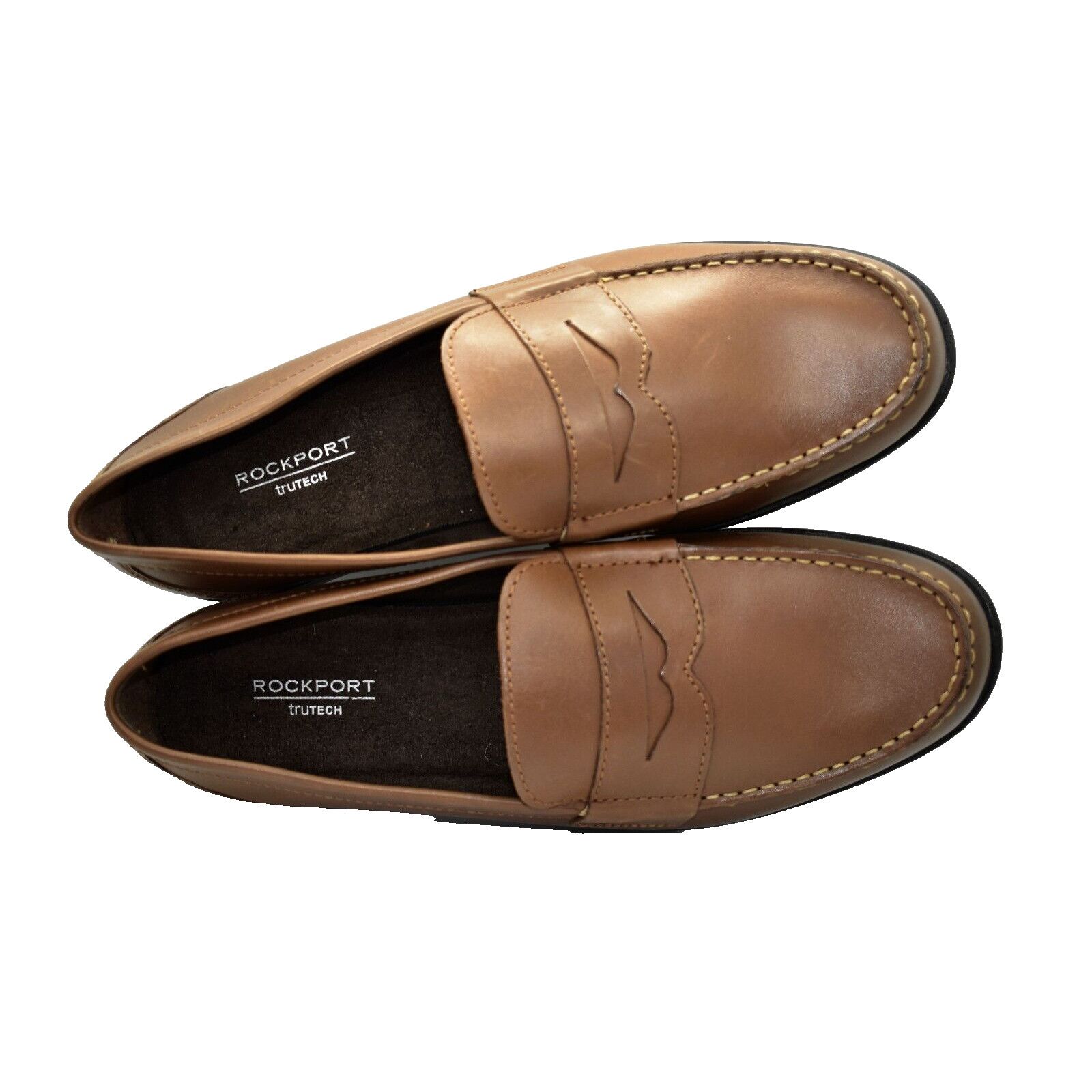 Rockport NEW ROCKPORT Trutech Leather Lite Penny Loafer Shoes Sz 11.5 Size US 11.5 / EU 44-45 - 3 Thumbnail