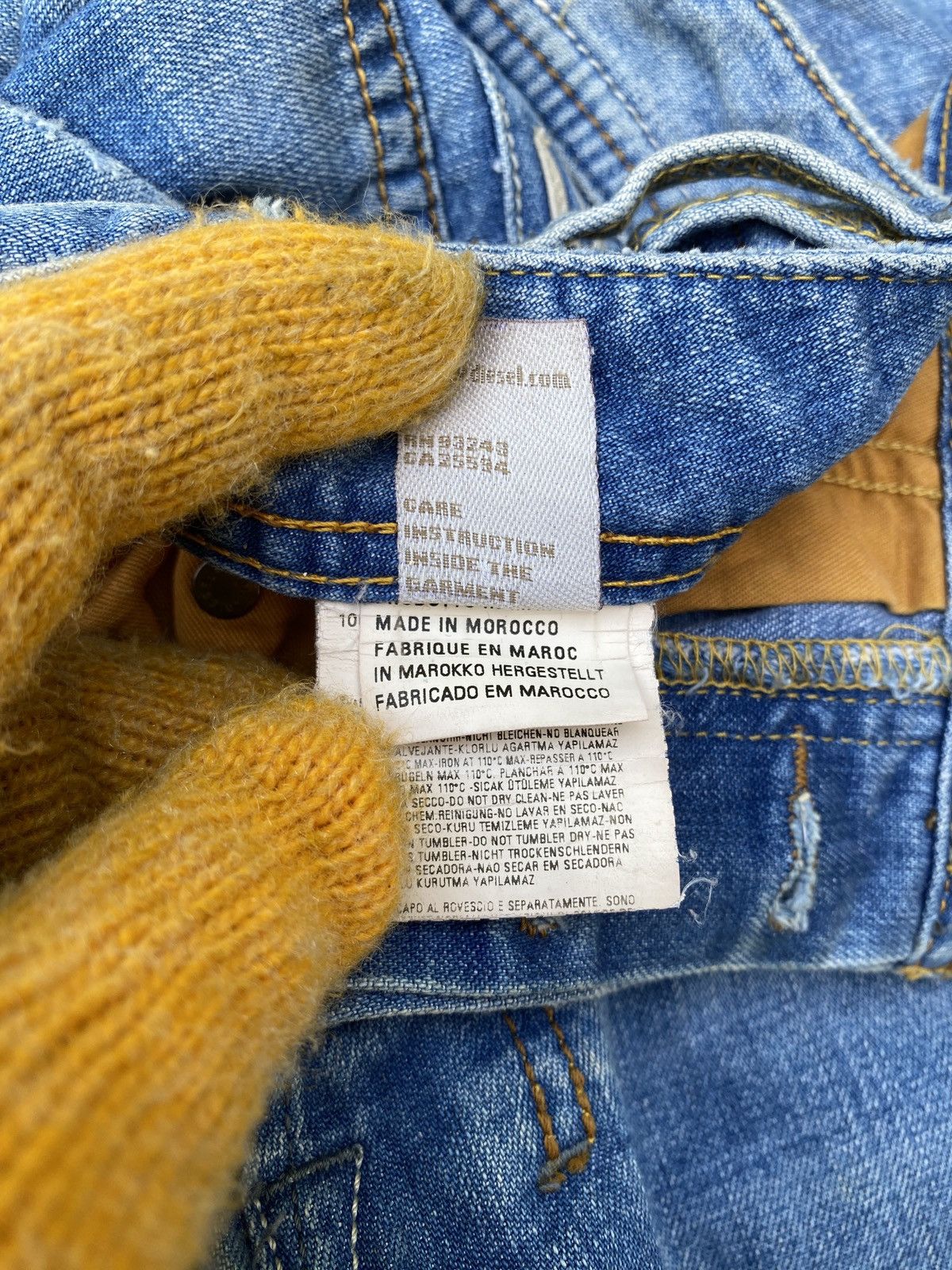 Diesel × Japanese Brand × Tornado Mart Diesel Zathan Blue Faded Flare Denim Size US 34 / EU 50 - 17 Thumbnail