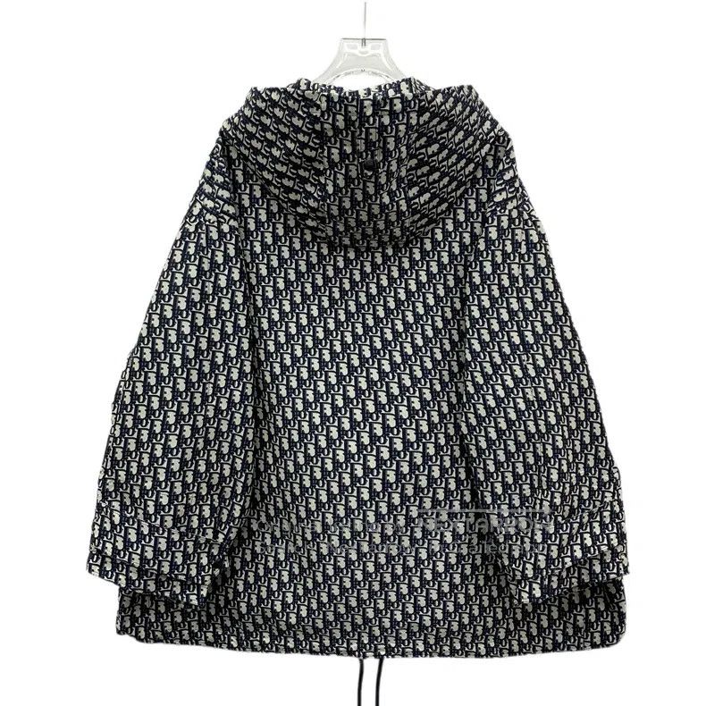 Dior Dior Colour block logo jacquard full print hooded semi-zip Size XS / US 0-2 / IT 36-38 - 2 Thumbnail