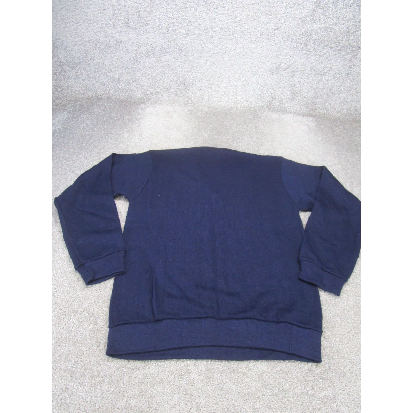Vintage VINTAGE Wolf Navy Blue Knit V-Neck Tennis Sweater Womens XL Pullover Casual Size XL / US 12-14 / IT 48-50 - 3 Thumbnail