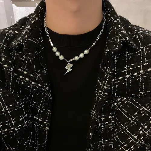 Japanese Brand Tamaki x Reiko Pearl Lightning Pendant Necklace Size ONE SIZE - 3 Thumbnail