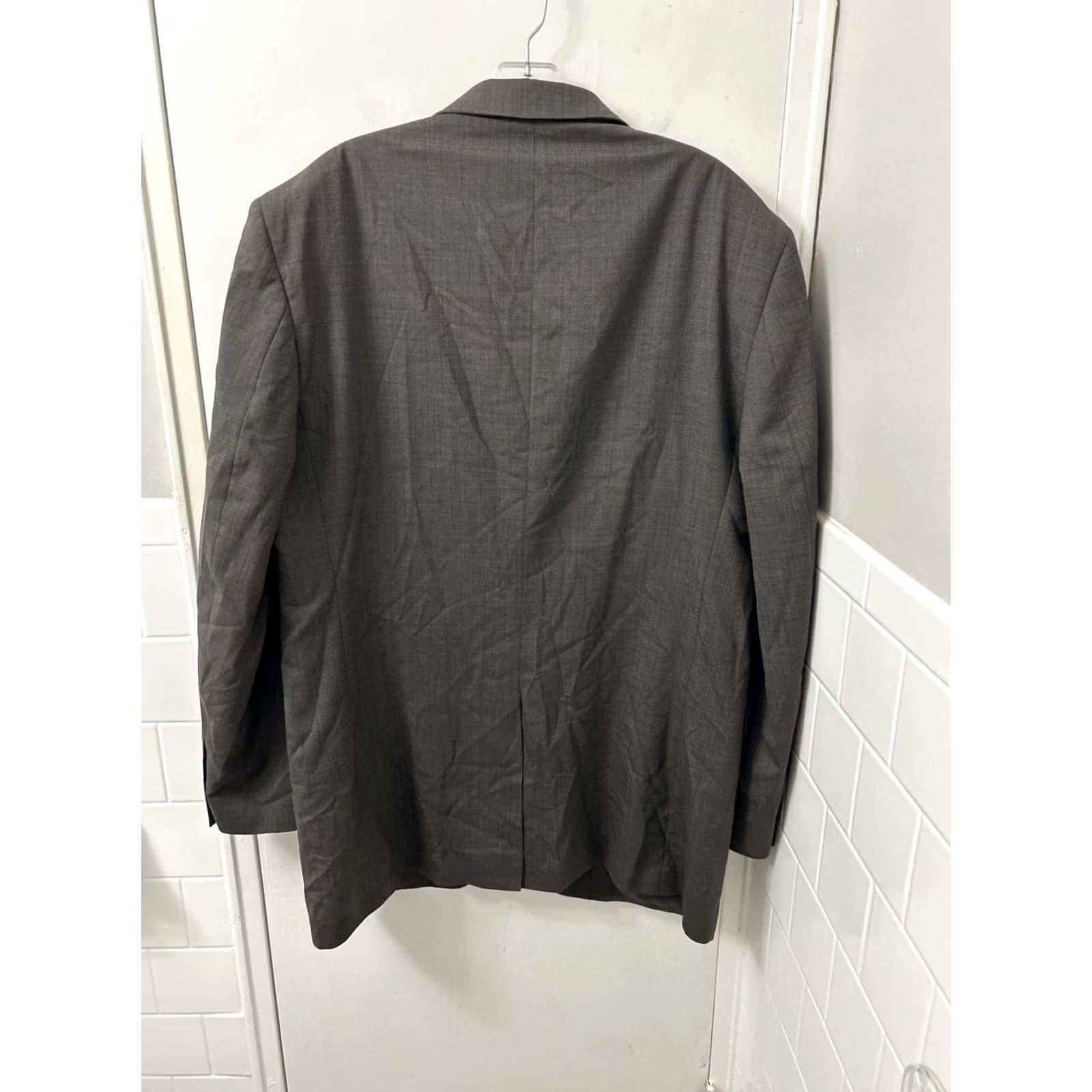 Jos. A. Bank Jos. A. Bank Sport Coat Jacket Mens 46XL Gray Wool 2 Button Classic Notch Lapel Size US XXL / EU 58 / 5 - 6 Thumbnail