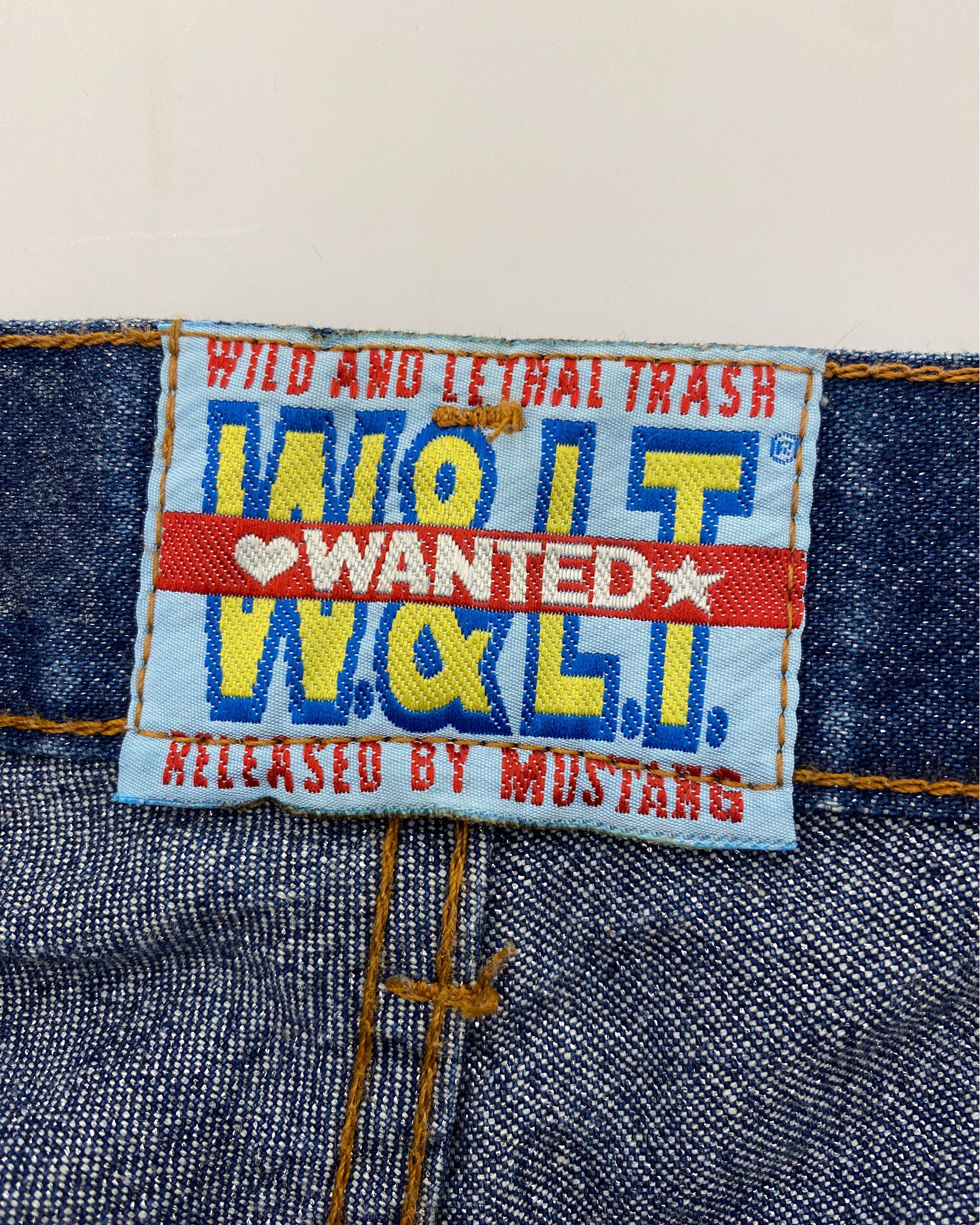 Mustang × W&LT × Walter Van Beirendonck 1990s Glitter Denim Size US 33 - 13 Thumbnail