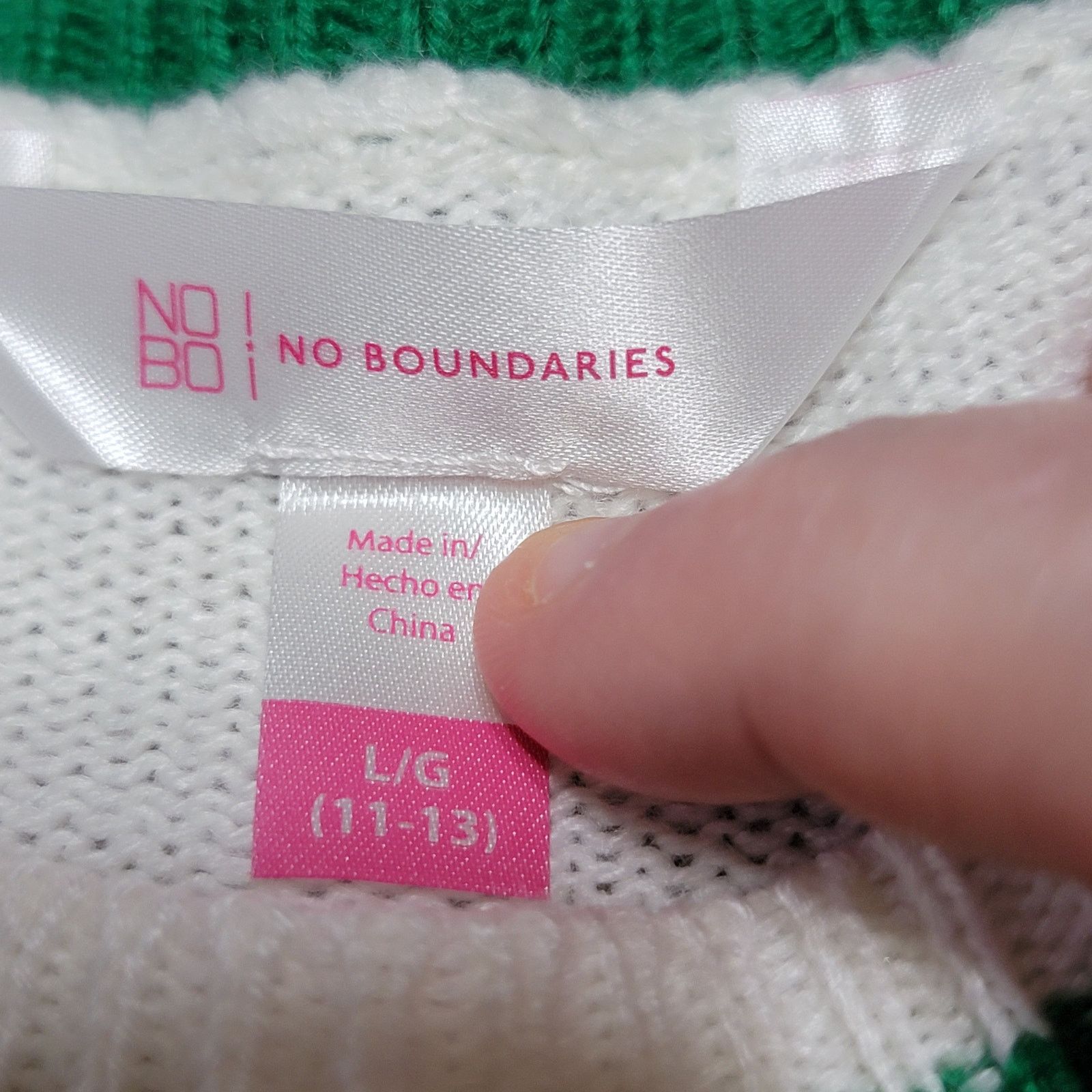 Other NoBo LS Knit Sweater w/ Baubles & Garland - Adult S NWT Size S / US 4 / IT 40 - 4 Thumbnail