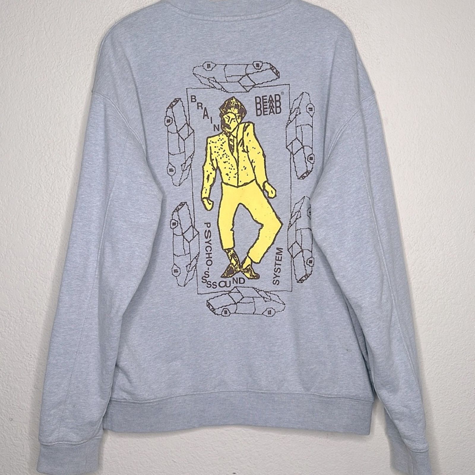 Brain Dead Brain Dead PROGRESSIVE ARTISTRY CREWNECK SWEATSHIRT GREY MED Size US M / EU 48-50 / 2 - 8 Thumbnail
