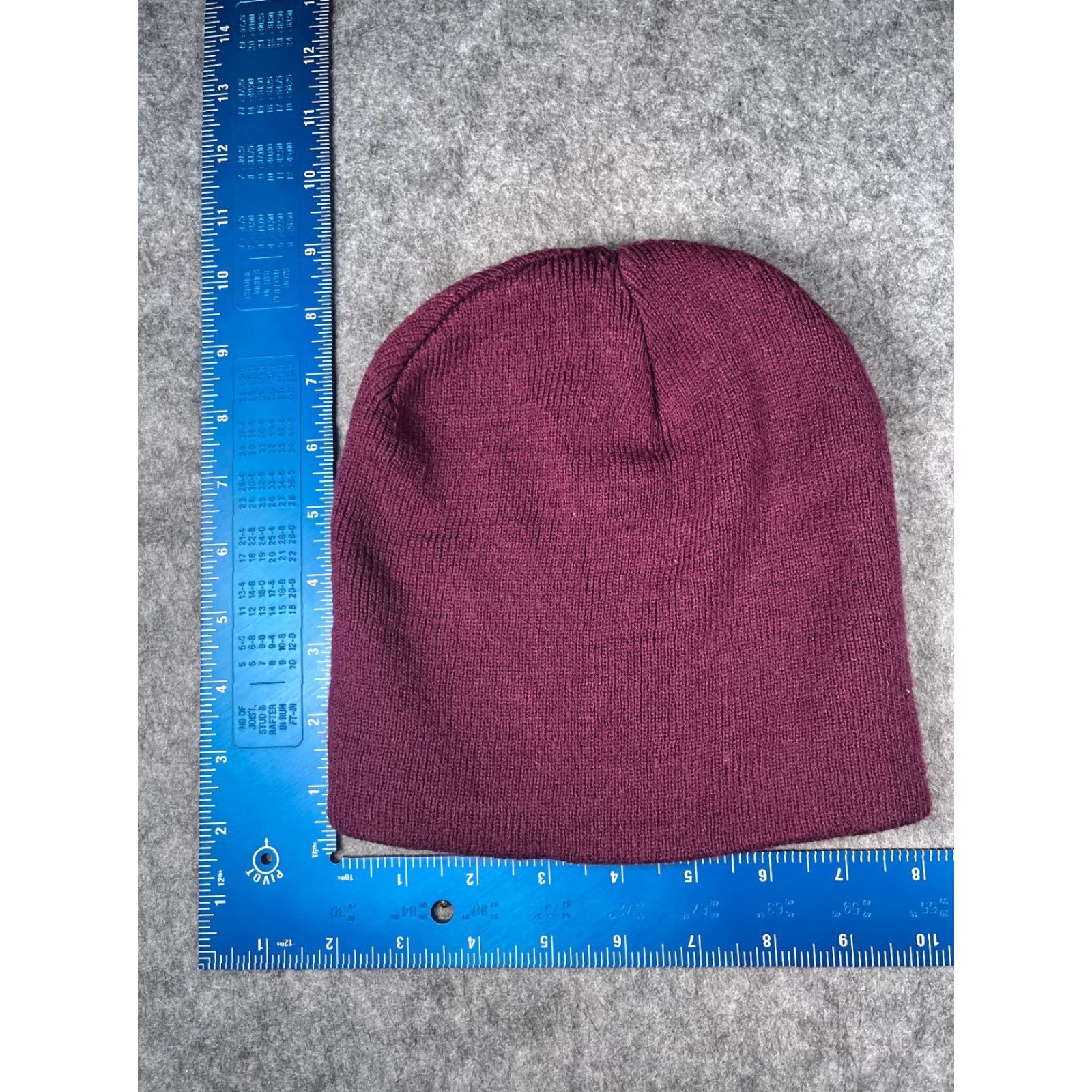 Walmart Walmart Beanie Hat Unisex Adults One Size Purple Knit 100% Acrylic Beanie Ski Season Winter Fall Spring Summer Mens Womens Boys Girls Size ONE SIZE - 3 Thumbnail