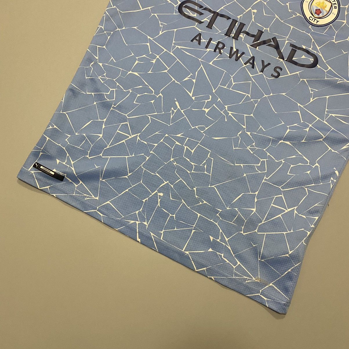 Puma Manchester City FC 2020-2021 Football Jersey Mens M Blue Size US M / EU 48-50 / 2 - 3 Thumbnail