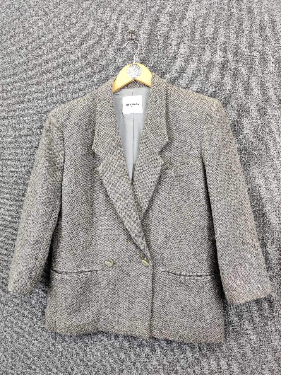 Japanese Brand Vintage Max Mara Single Breasted Wool Blazer Size US M / EU 48-50 / 2 - 2 Thumbnail