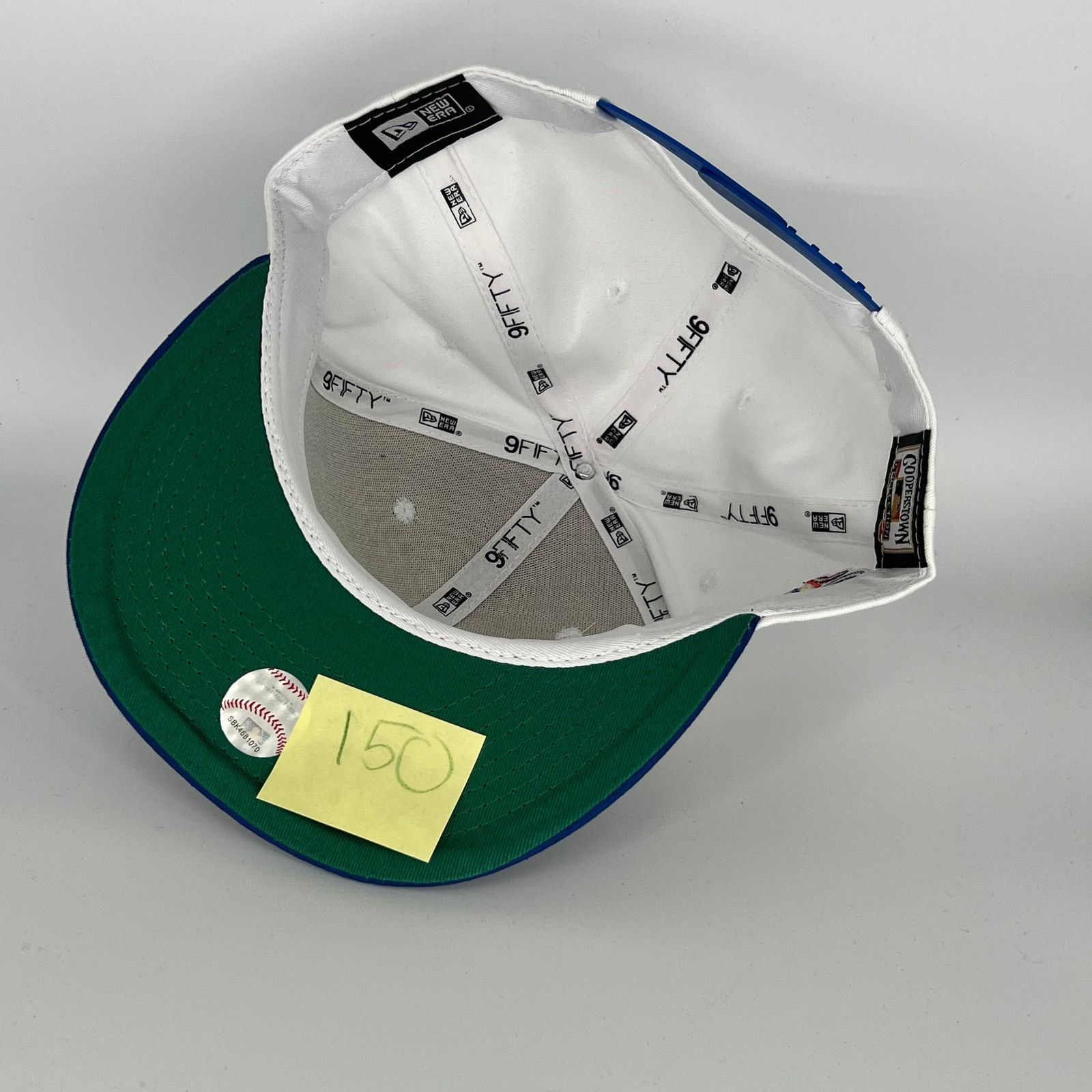 New Era White Blue Los Angeles Dodgers 100th Anniversary New Era MLB Size ONE SIZE - 4 Thumbnail