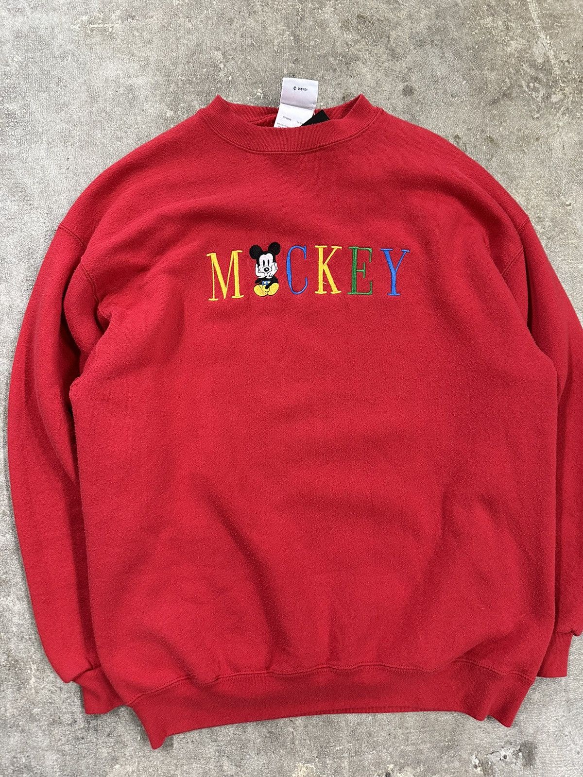Disney Vintage 90s Disney Mickey Mouse Cartoon Sweatshirt Size US M / EU 48-50 / 2 - 3 Thumbnail