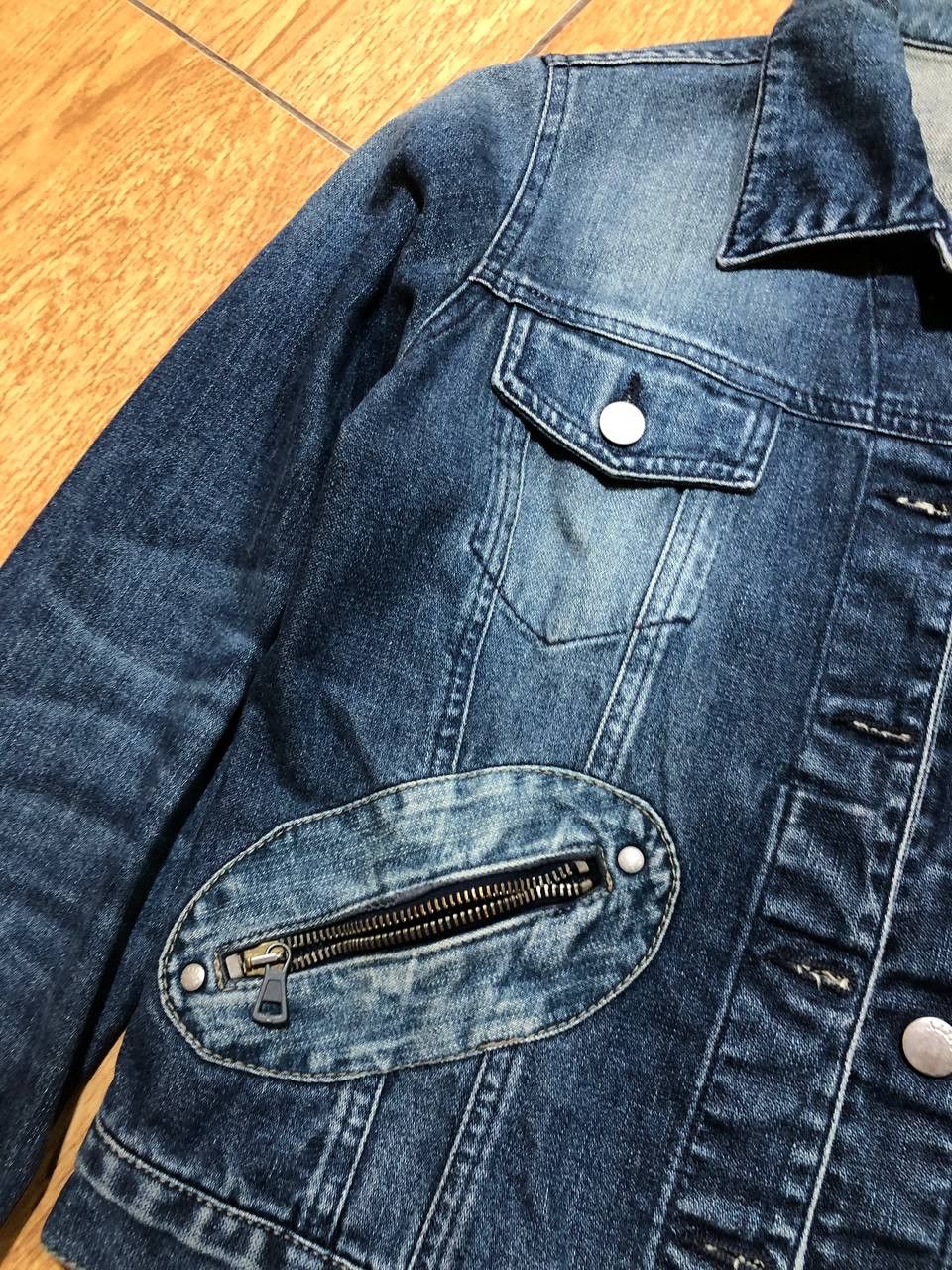 Miss Sixty Miss Sixty Denim Jacket Blue Hip Hop Streetwear 90s Y2K Size M / US 6-8 / IT 42-44 - 18 Thumbnail
