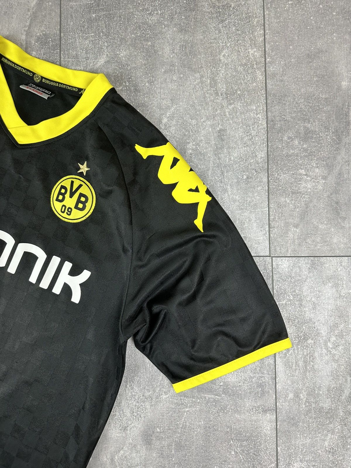 Kappa Kappa Borussia Dortmund #18 Lucas 2010/11 Away Jersey Size US XL / EU 56 / 4 - 2 Thumbnail