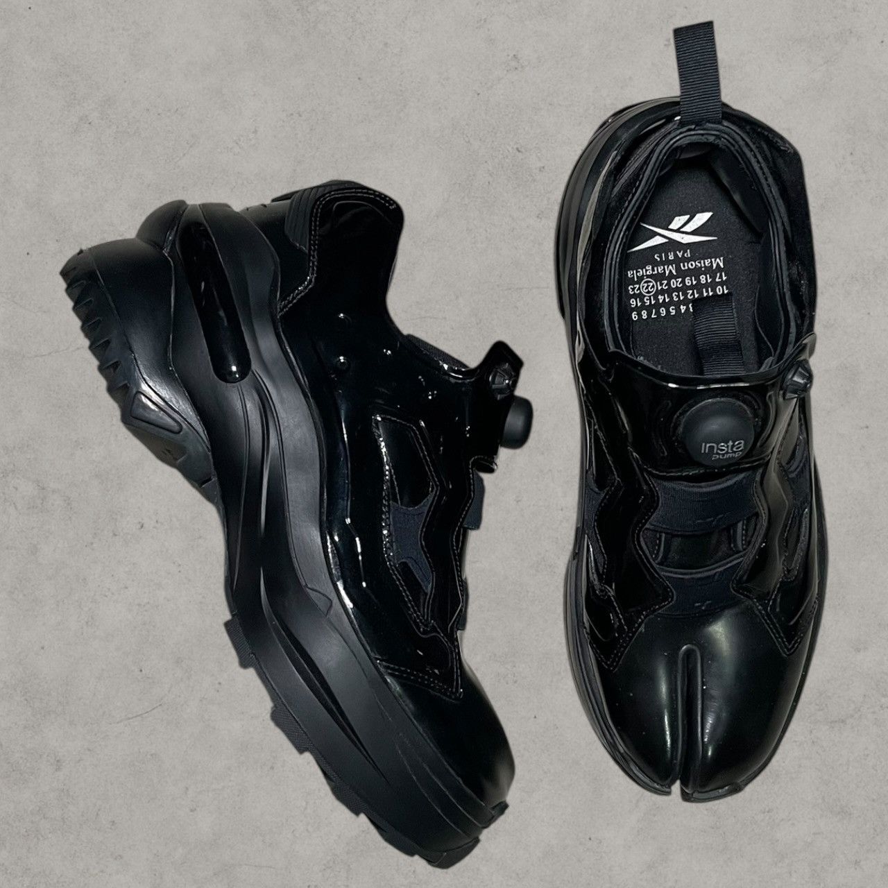 Maison Margiela Reebok Tabi Black | Grailed
