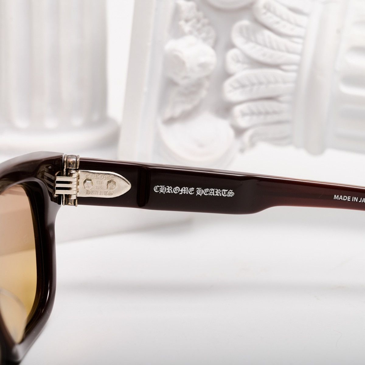 Chrome Hearts CHROME HEARTS DICK FITZENER CLASSIC BROWN SUNGLASSES Size ONE SIZE - 4 Thumbnail
