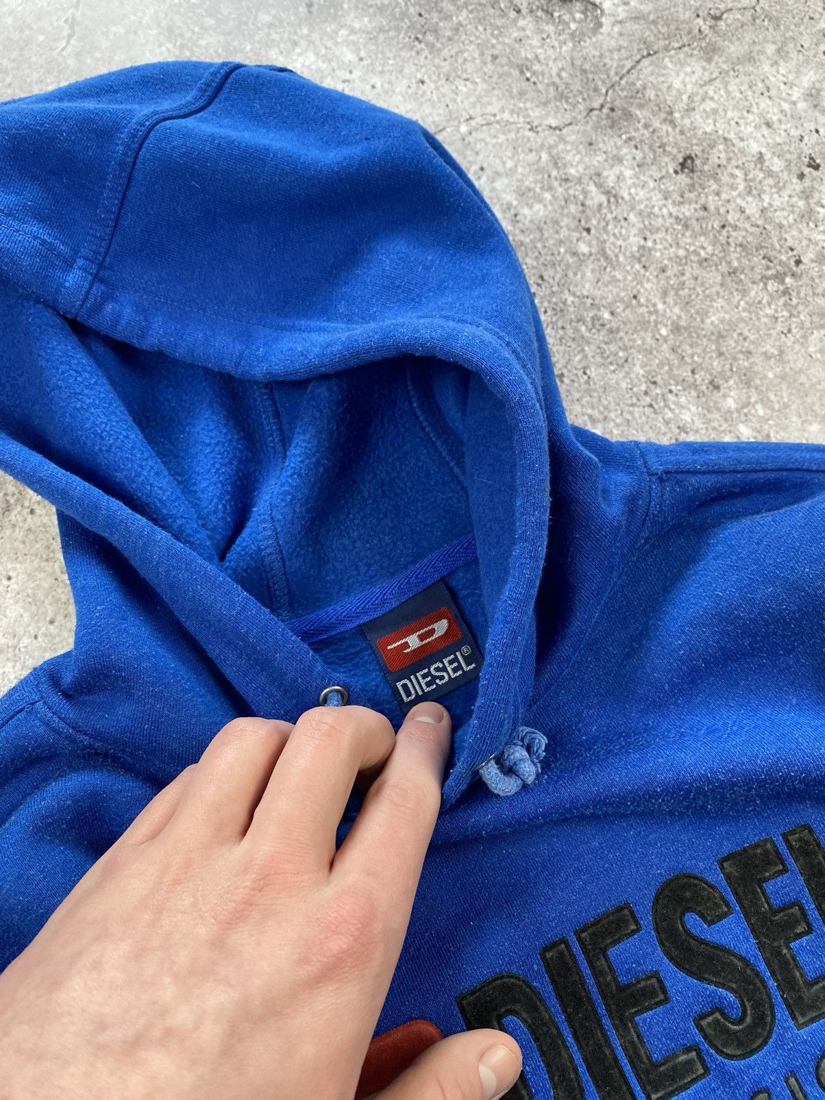 Diesel × Vintage Vintage Diesel Denim Division Y2K 00s Boxy Hoodie Hype Rare Size US L / EU 52-54 / 3 - 5 Thumbnail