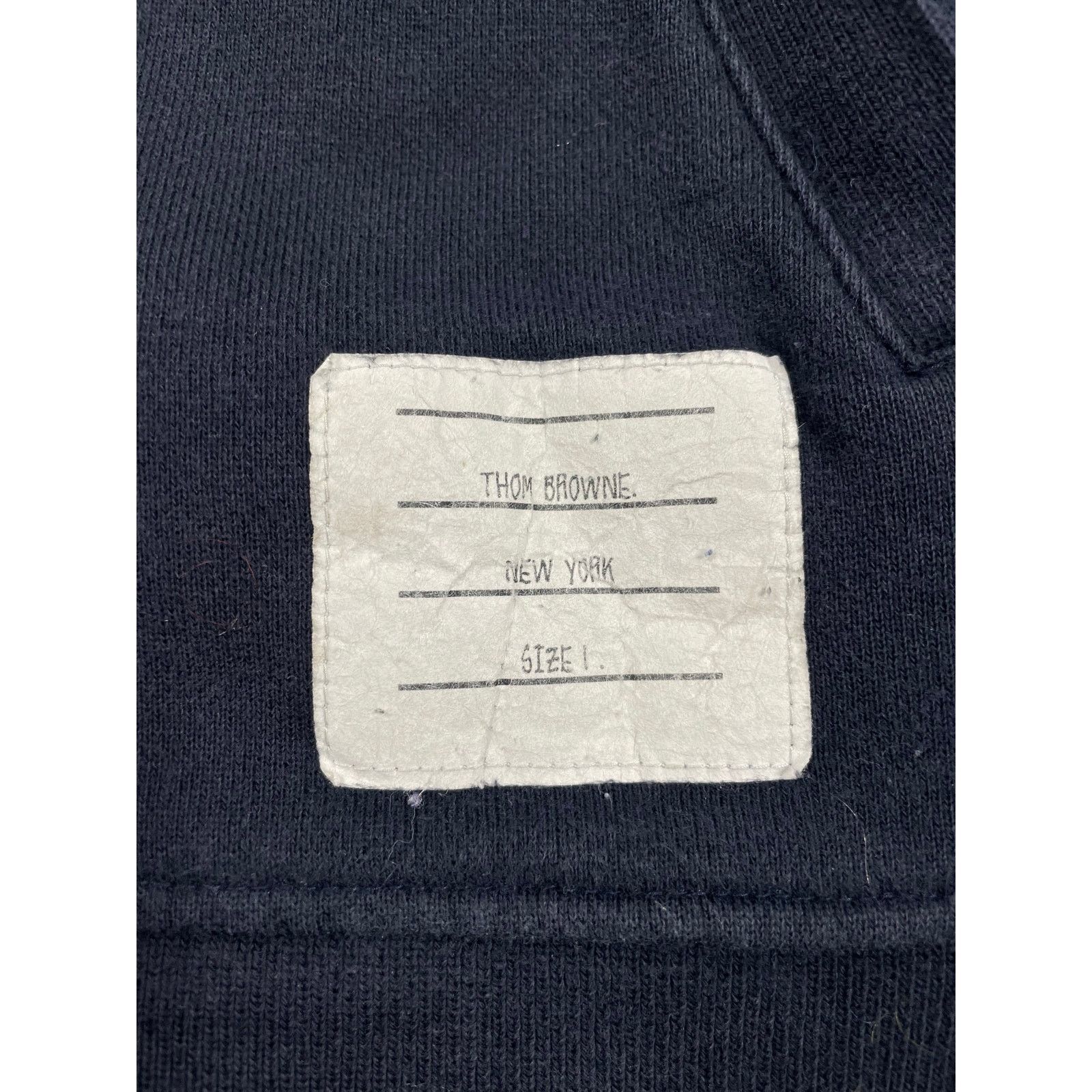Thom Browne Thom Browne Navy Zip Up Size 1 Used Size XS / US 0-2 / IT 36-38 - 4 Thumbnail