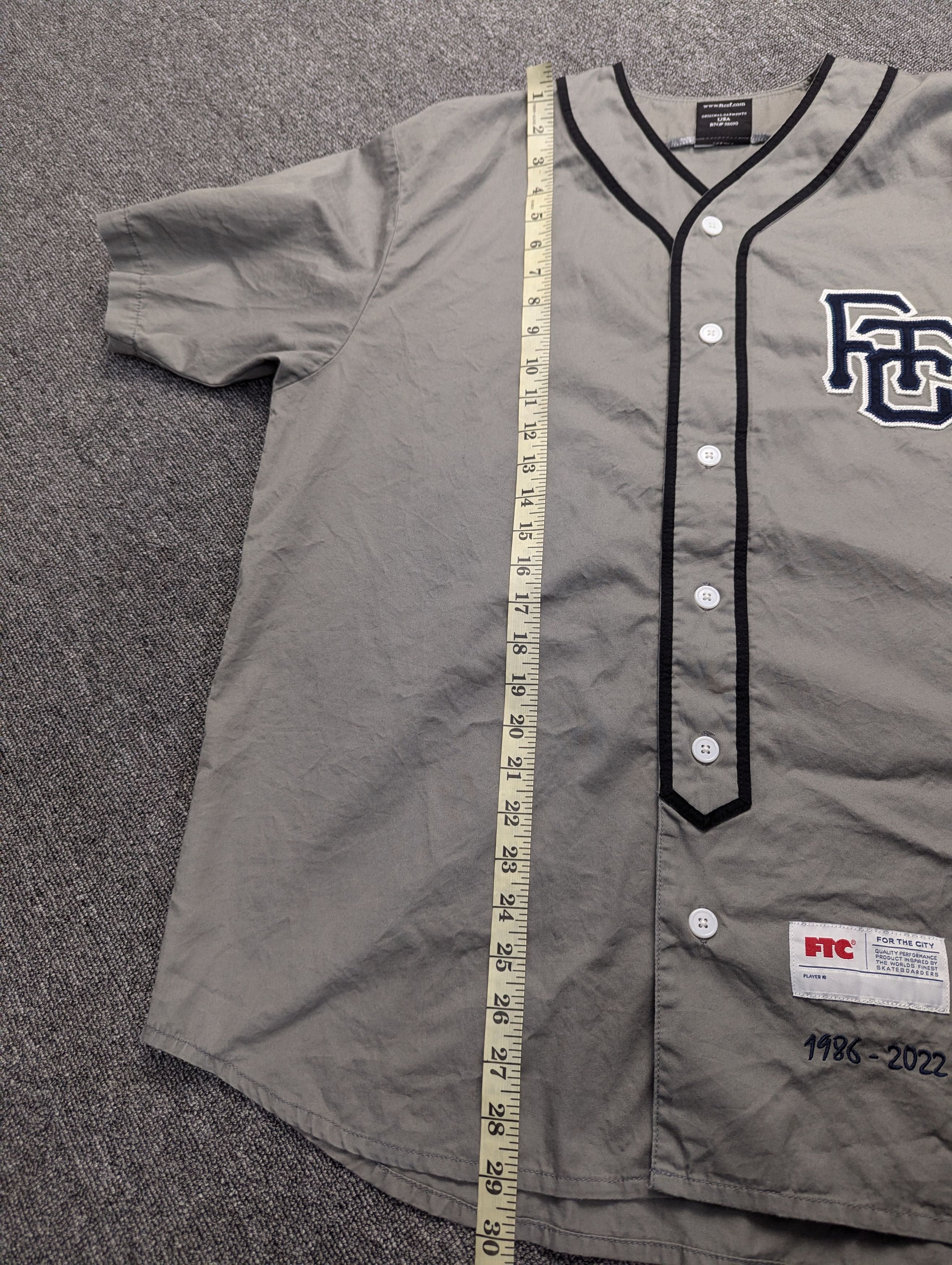 FTC FTC Skateboarding Short Sleeve Baseball Shirt Size L Size US L / EU 52-54 / 3 - 12 Thumbnail