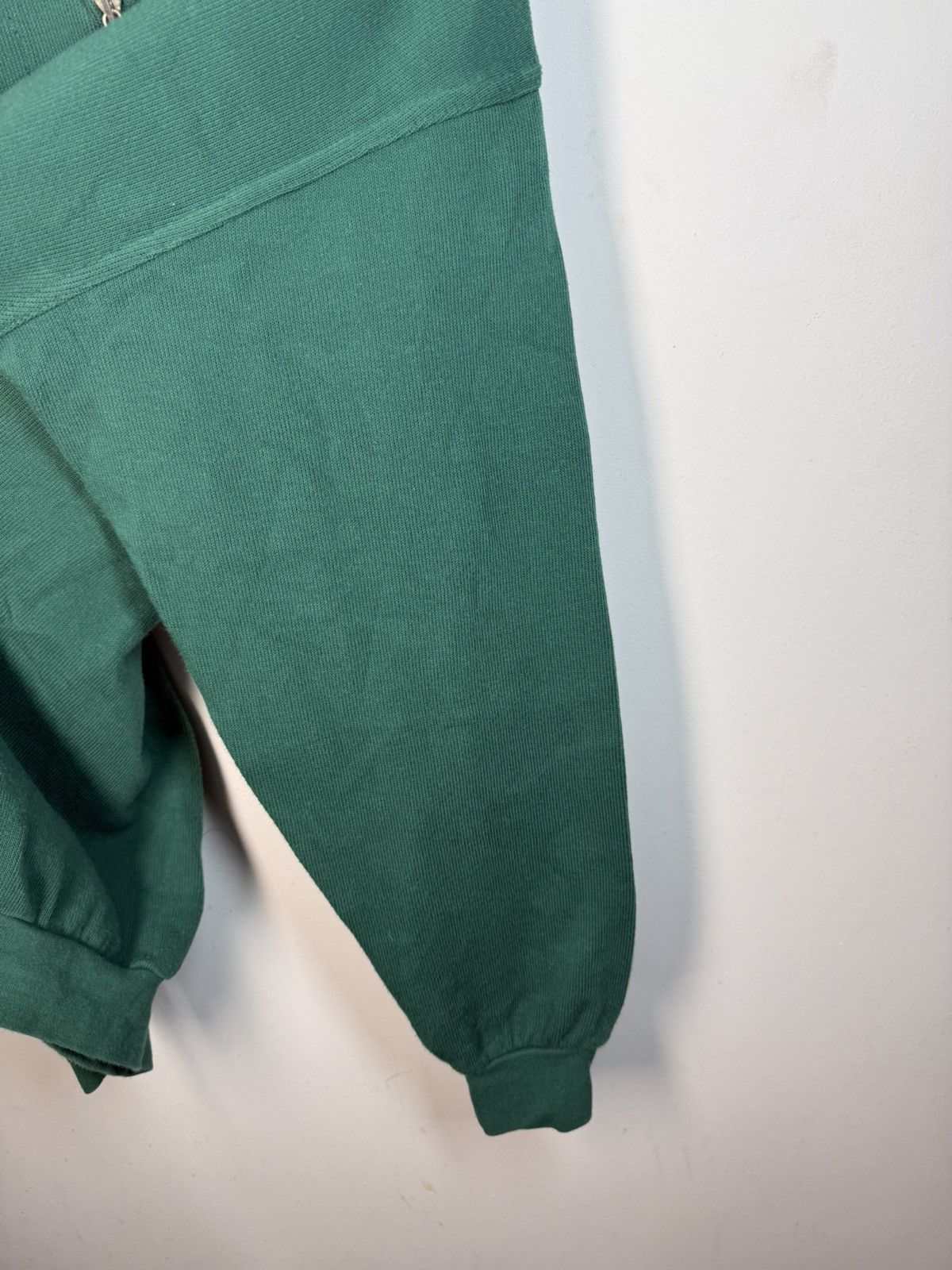 Yves Saint Laurent 90s YSL Sweatshirt 1/4 Quarter Zip Green Vintage Sweater Size US M / EU 48-50 / 2 - 15 Thumbnail