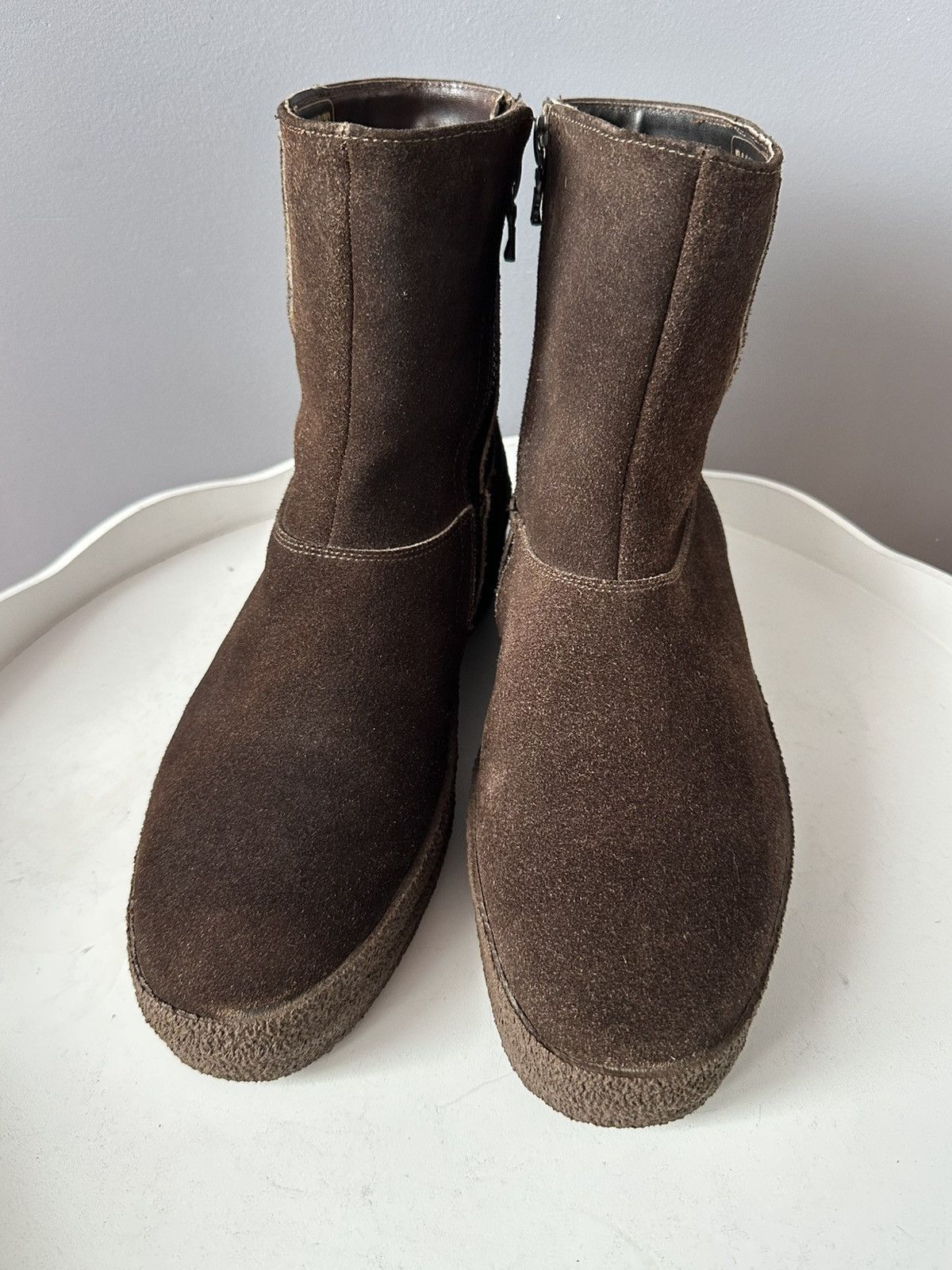 Bally Bally Suisse Shearling Fur Suede Brown Ankle boots shoes Size US 9 / EU 42 - 8 Thumbnail