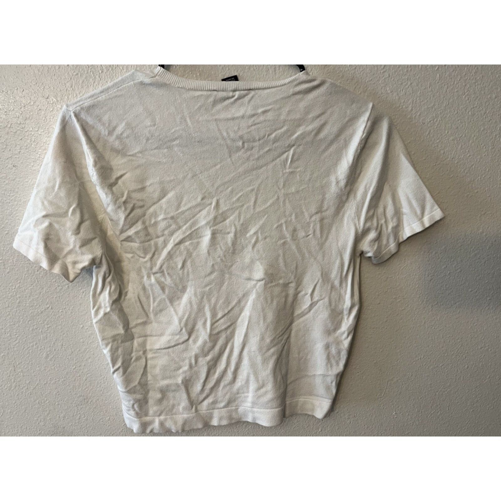 DKNY DKNY Women’s Basic T-Shirt Size S White 100% Cotton Short Sleeve Round Neck Casual Womens Size S / US 4 / IT 40 - 3 Thumbnail