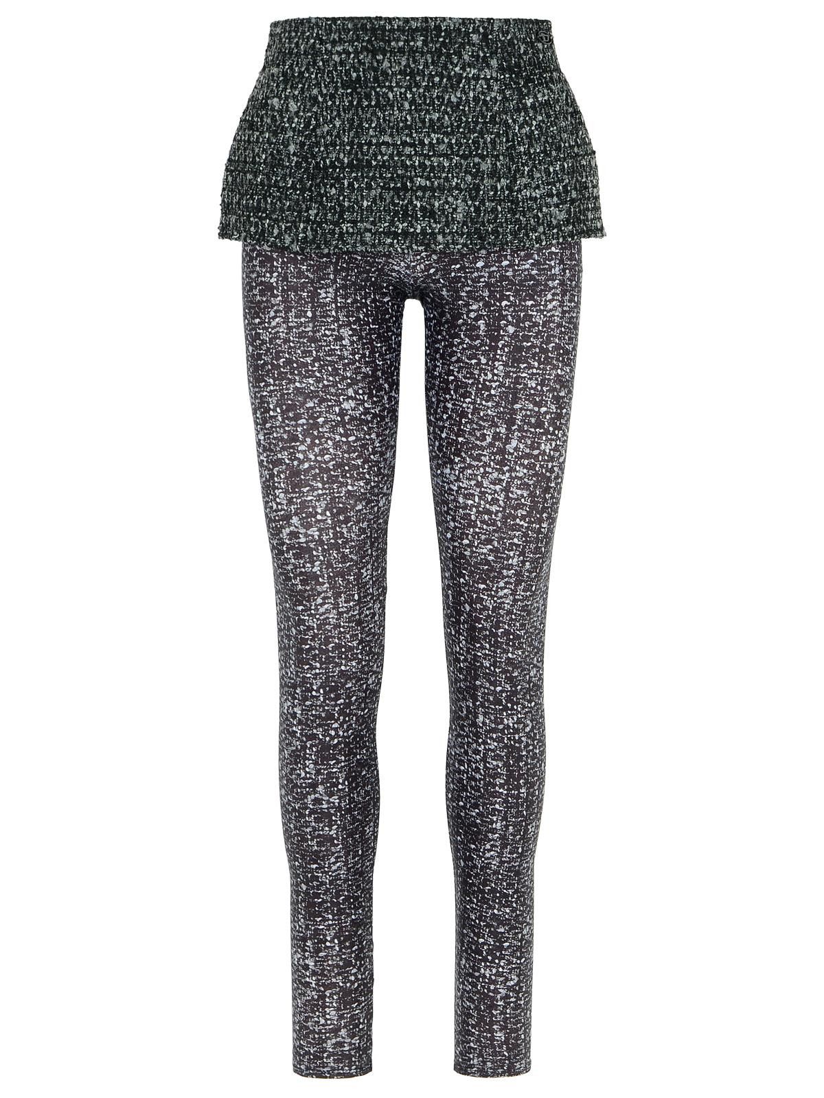 DIESEL Two-Tone Polyester Blend Leggings