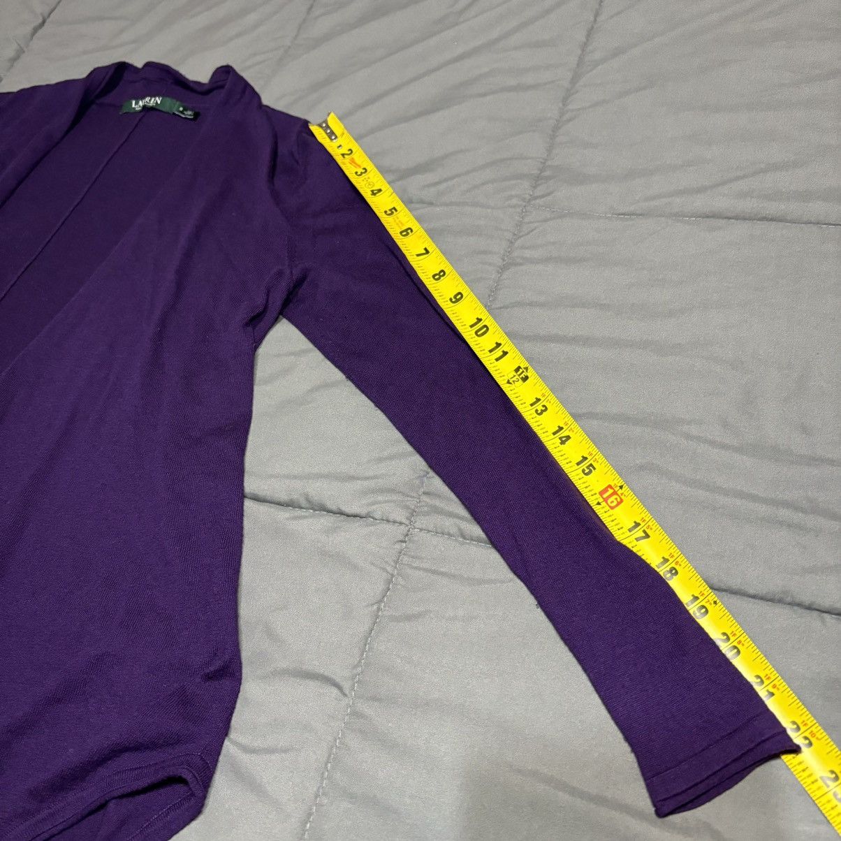 Ralph Lauren Lauren Ralph Lauren sz S purple cardigan Green label Size S / US 4 / IT 40 - 7 Thumbnail