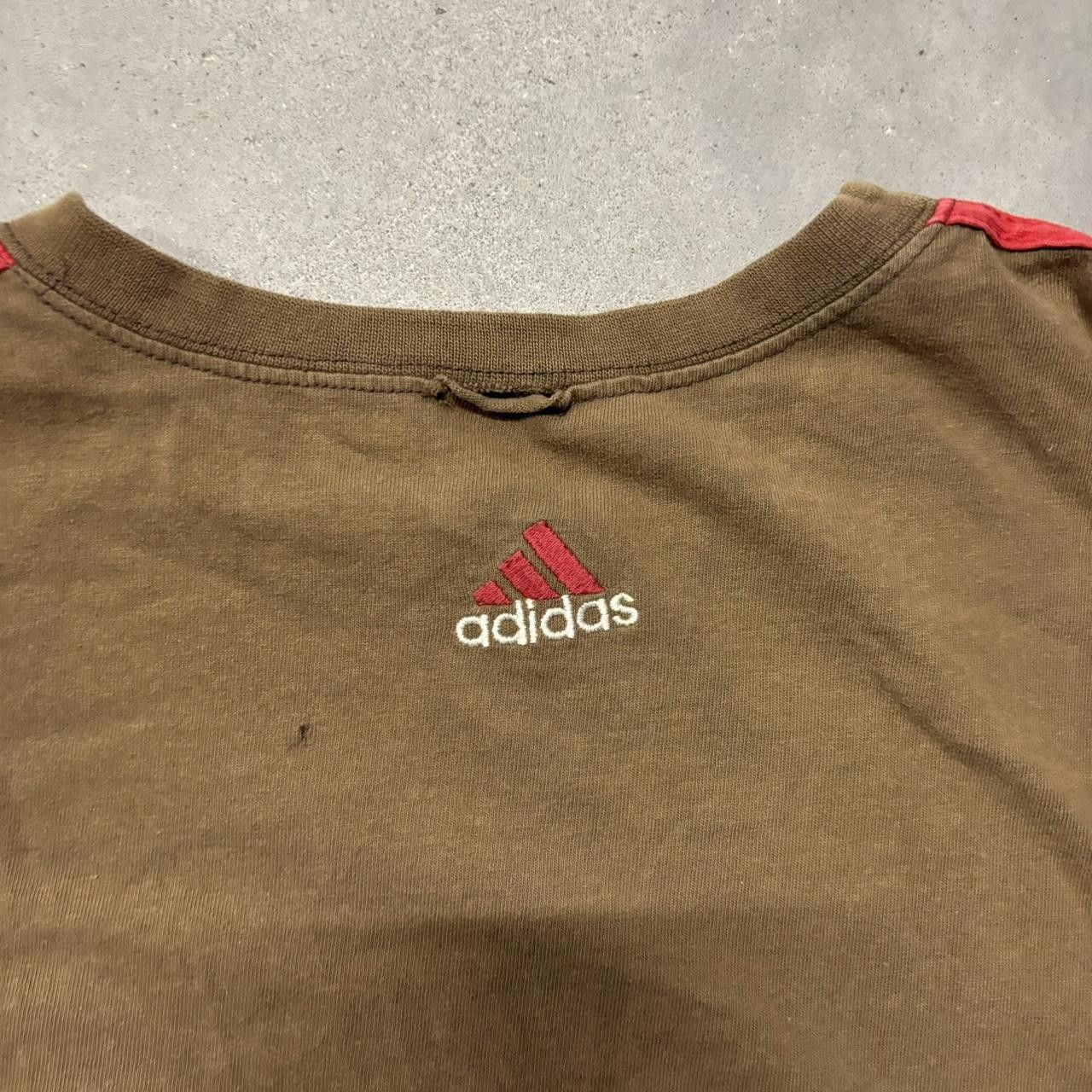 Adidas × NFL × Vintage Crazy Vintage 90s Faded Brown Adidas Tampa Bay NFL Essential Tee! Size US XL / EU 56 / 4 - 6 Thumbnail