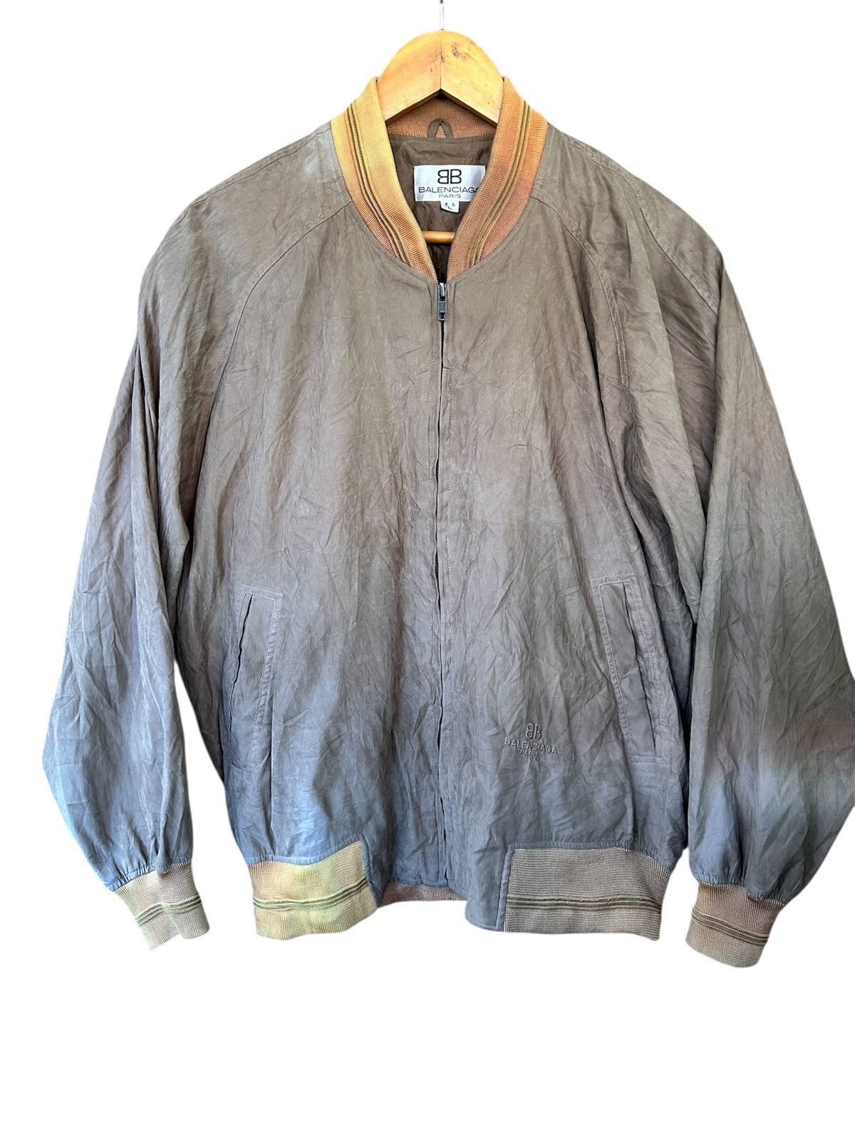 Balenciaga VINTAGE BALENCIAGA PARIS JACKET Size US XL / EU 56 / 4 - 1 Thumbnail