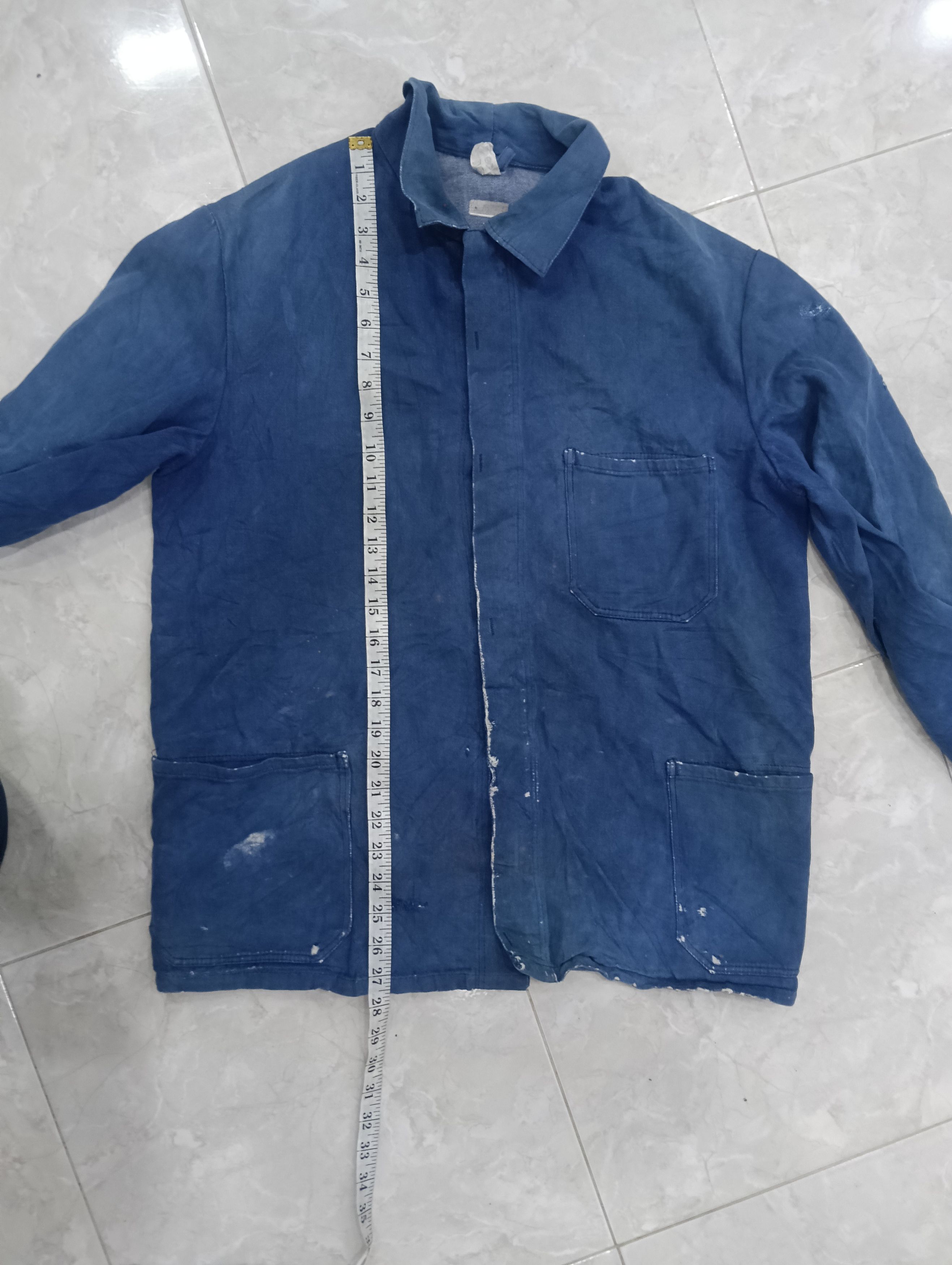 Le Laboureur Vintage Sick France Workwear Jacket Size US L / EU 52-54 / 3 - 12 Thumbnail