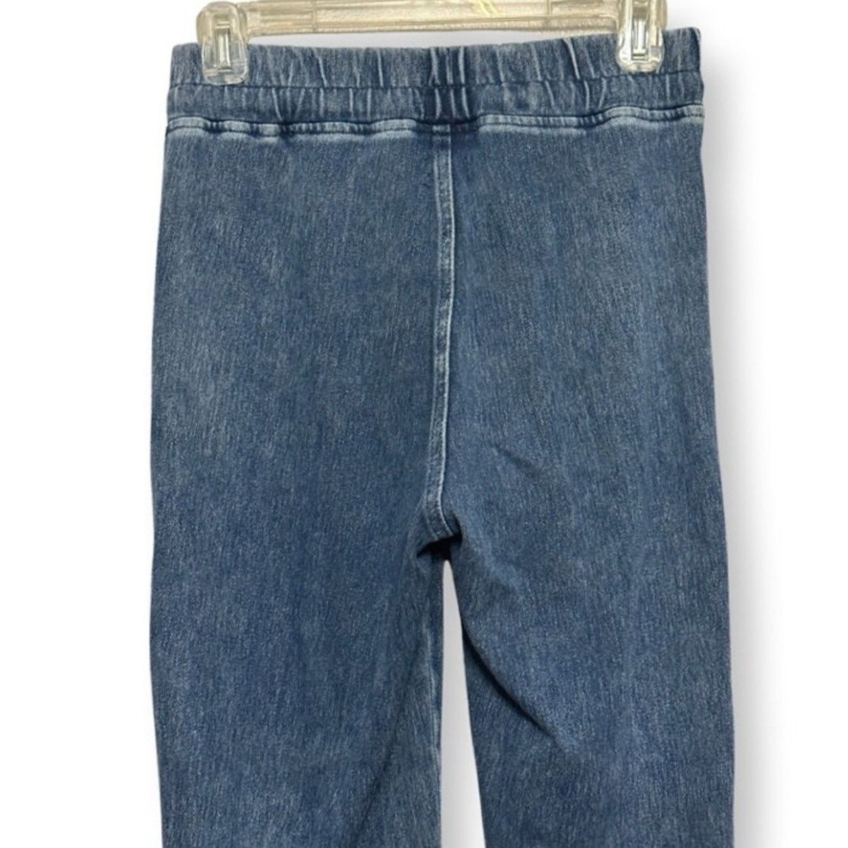 Other Wash Lab Jeggings Tie Waist Slim Fit Dark Wash Denim M NWOT Size 28" / US 6 / IT 42 - 5 Thumbnail