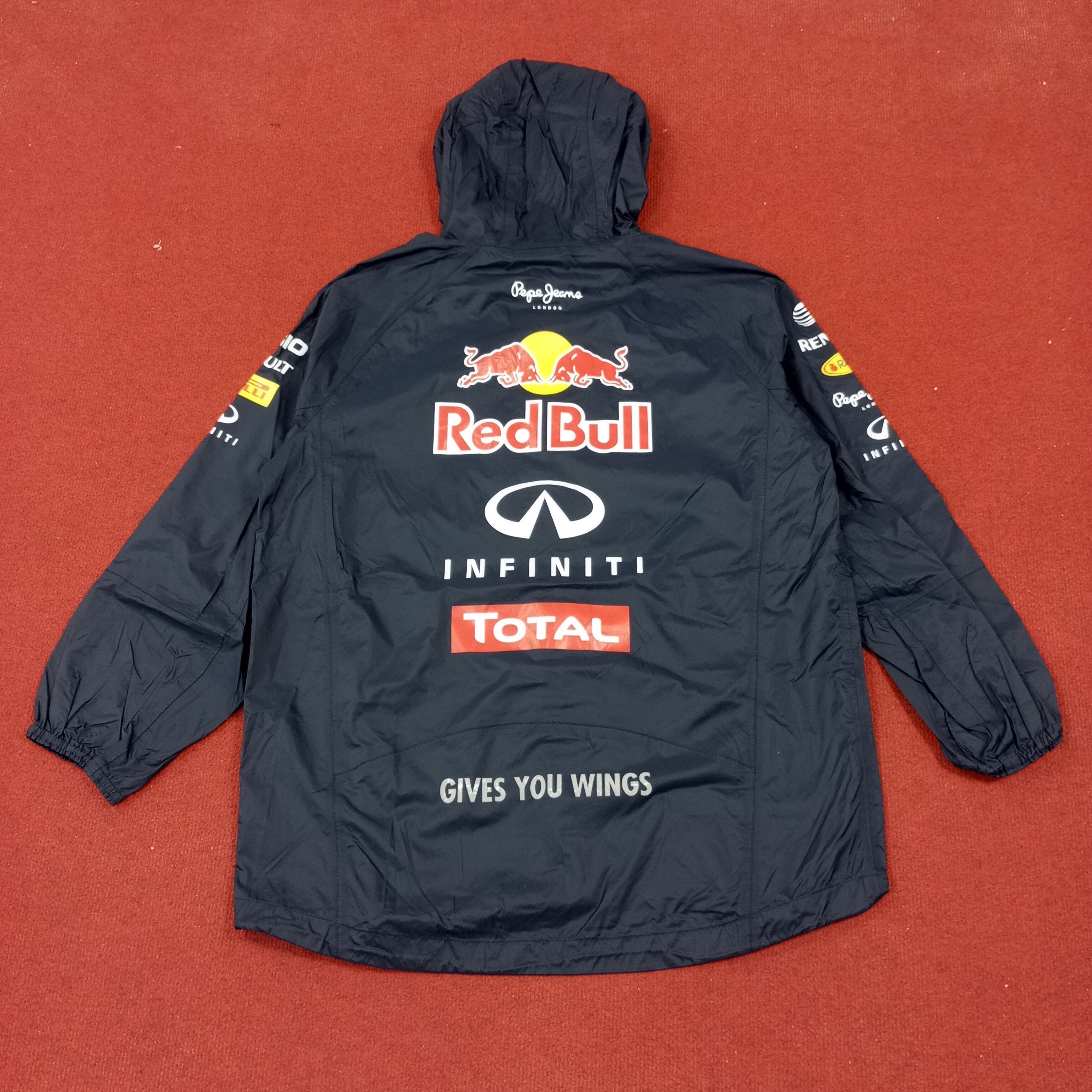 Red Bull × Vintage Red Bull Racing Logo Design Pepe Jeans Windbreaker Jacket Size US L / EU 52-54 / 3 - 1 Thumbnail